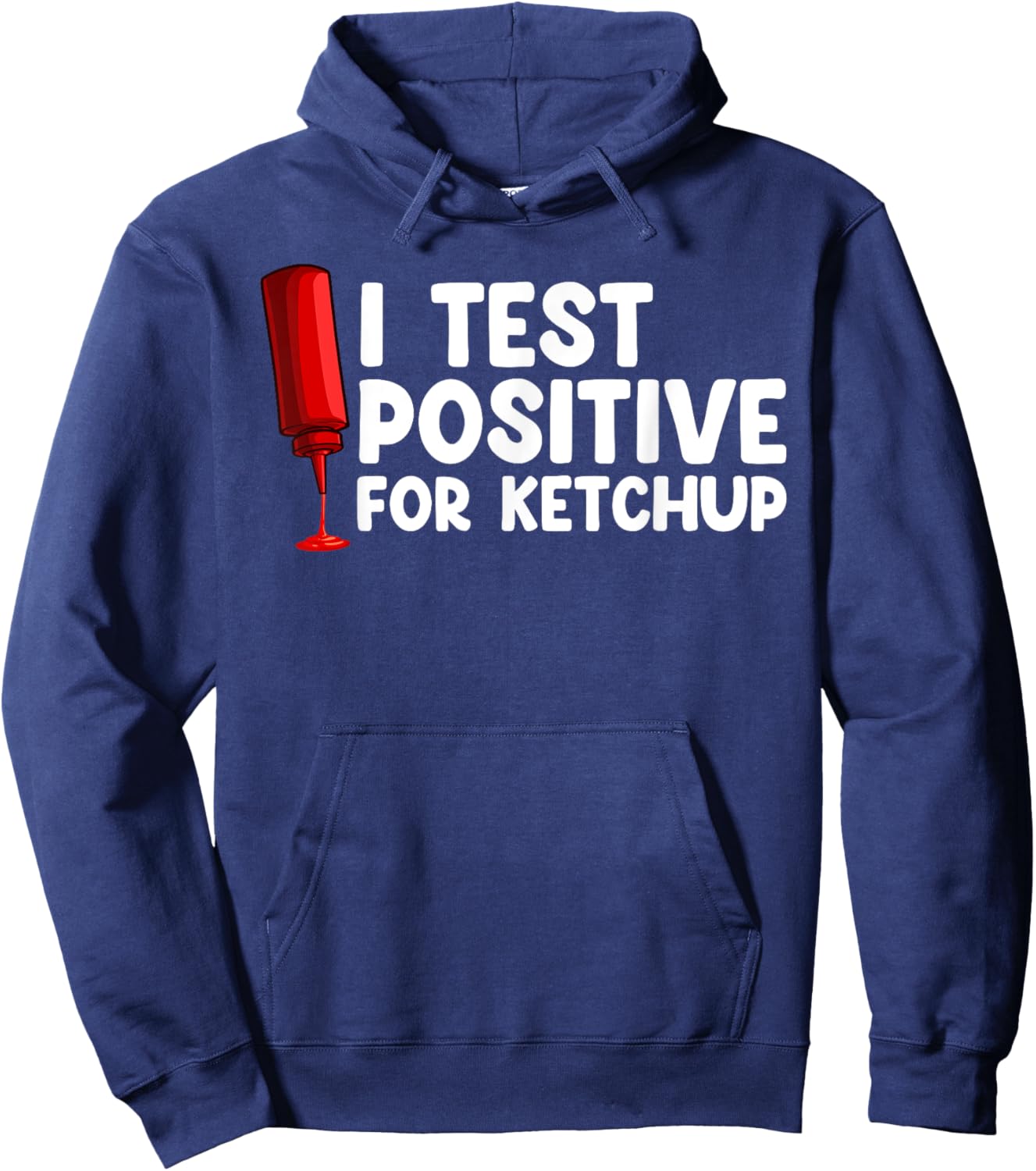 Ketchup Art Women Kids Ketchup Lover Tomato Ketchup Hoodie - Hoodie | Navy
