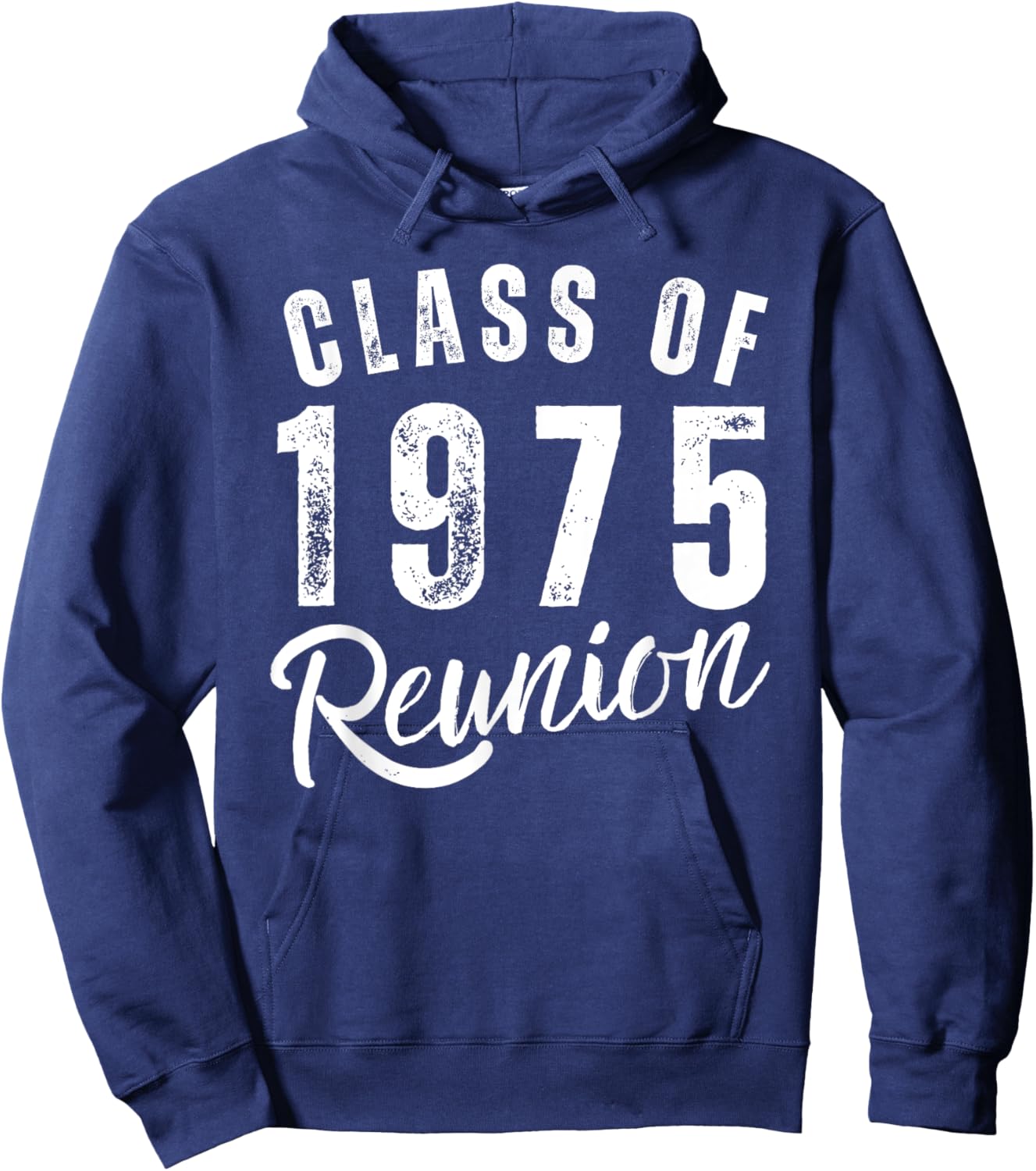 Class Of 1975 50th Class Reunion Graduation Classmate Alumni Hoodie - Hoodie | Navy