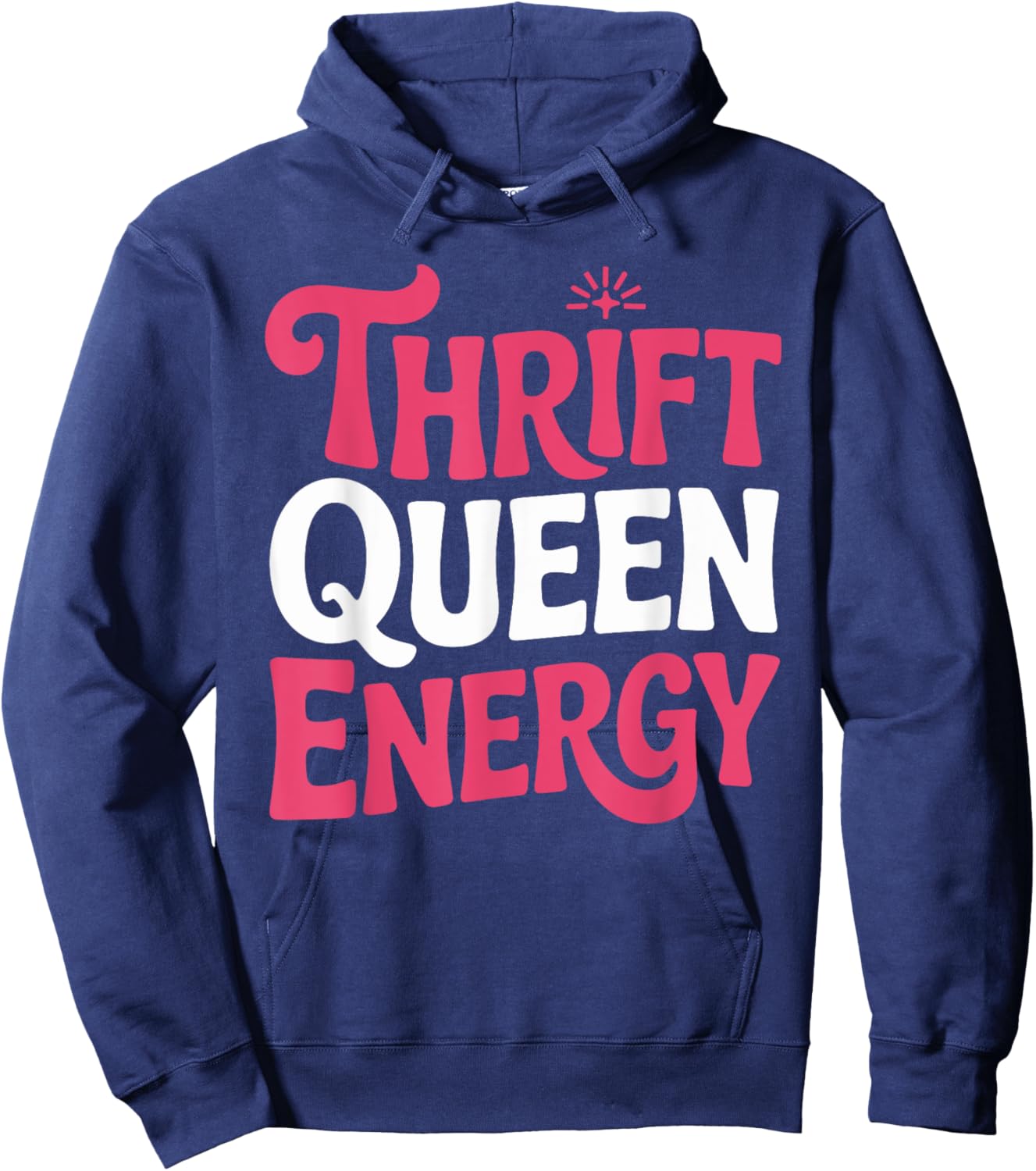 Thrifted Fashion Secondhand Style Depop Seller Gift Hoodie - Hoodie | Navy