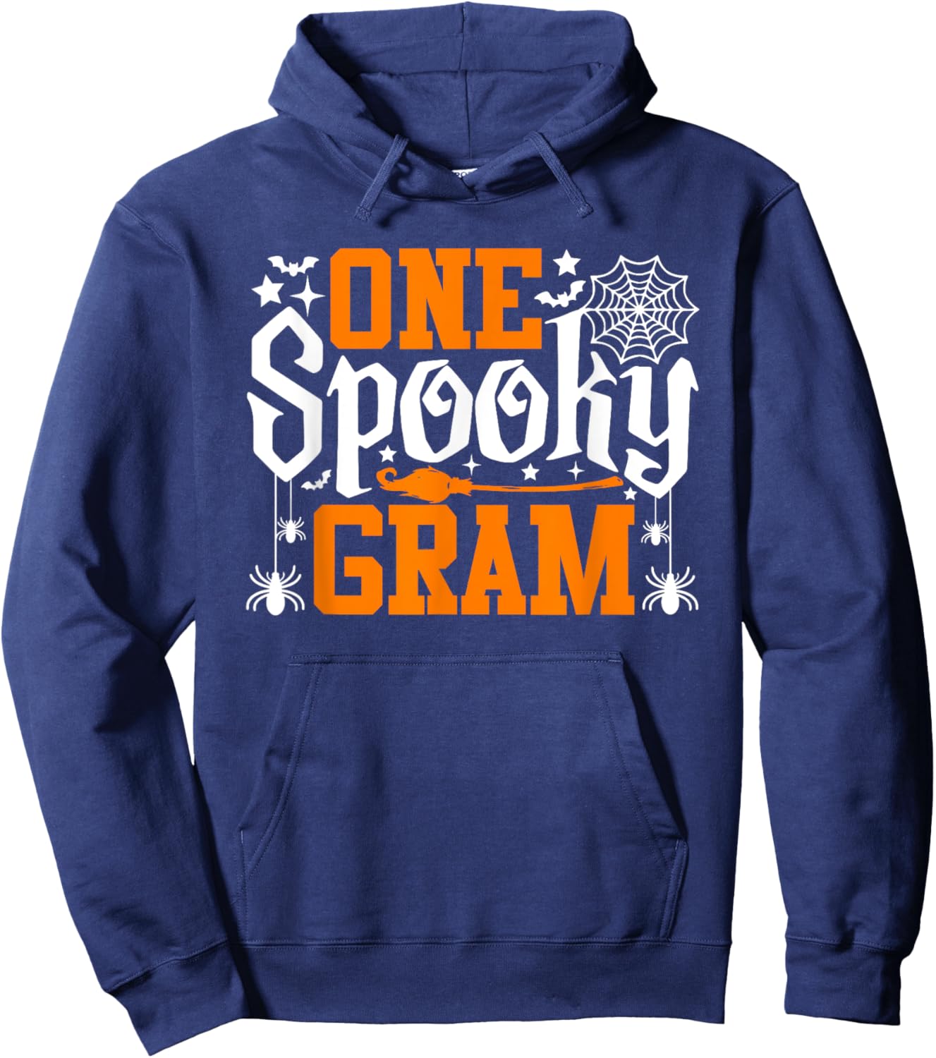 One Spooky Gram Funny Halloween Family Matching Hoodie - Hoodie | Navy