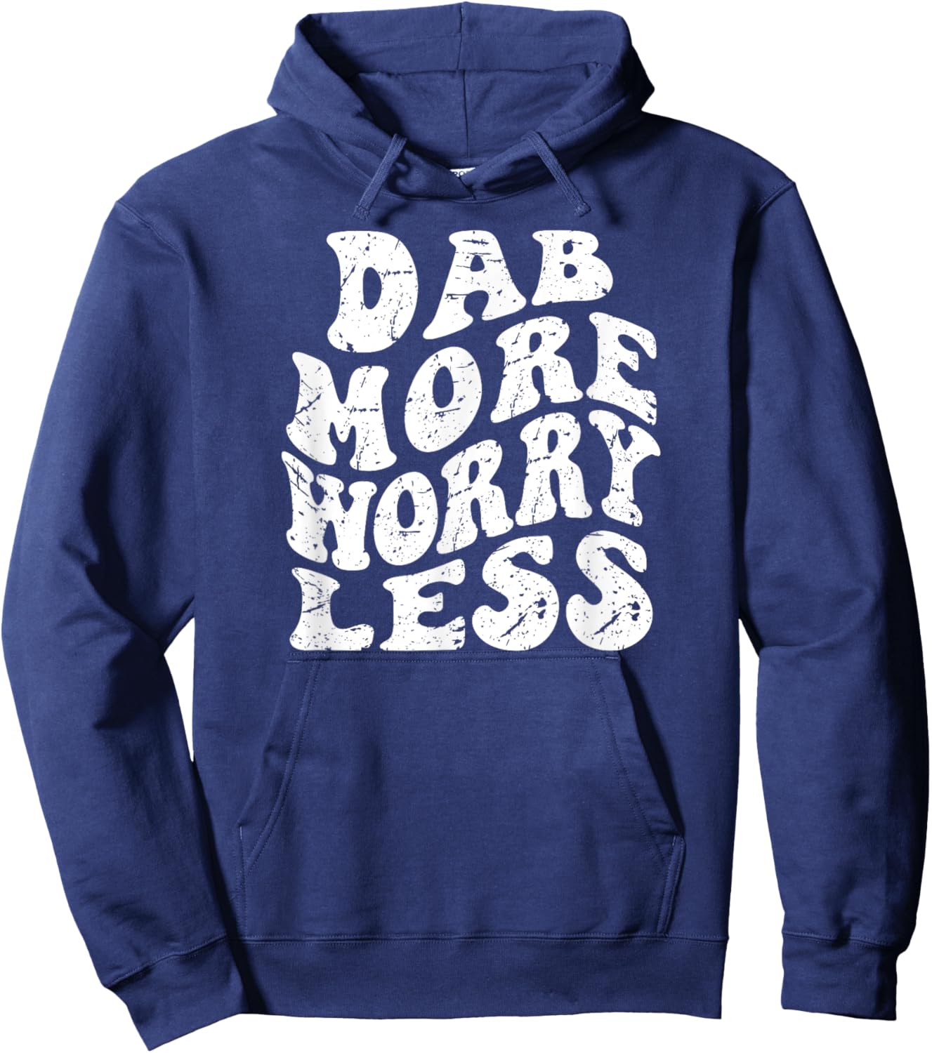 Retro Groovy Dab Dab Marijuana Weed Lover Hoodie - Hoodie | Navy