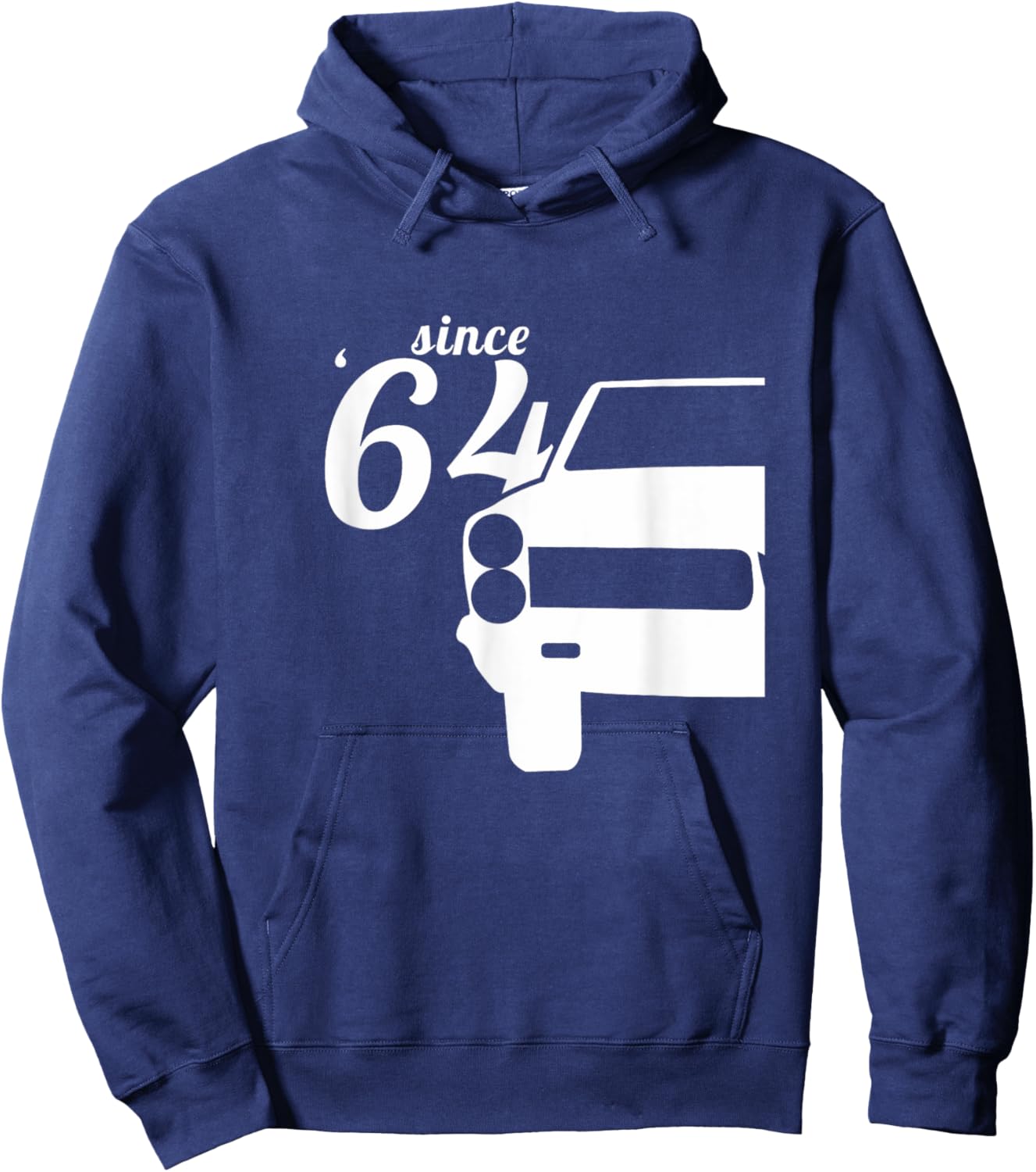 1964 64 GTO Classic Car Old School Muscle Car Hoodie - Hoodie | Navy