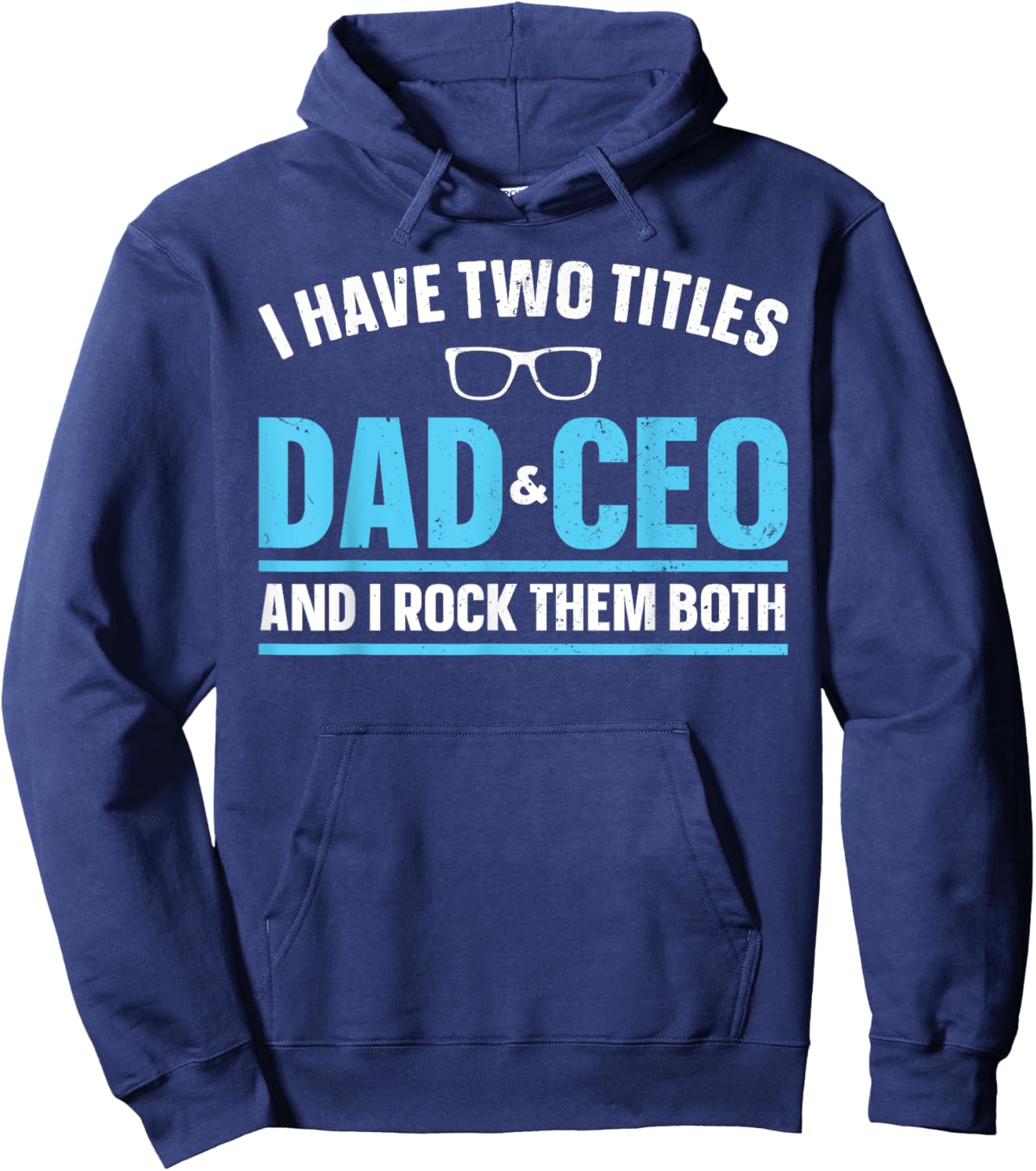 CEO Art For Dad Men Father Business Owner Entrepreneur CEO Hoodie - Hoodie | Navy