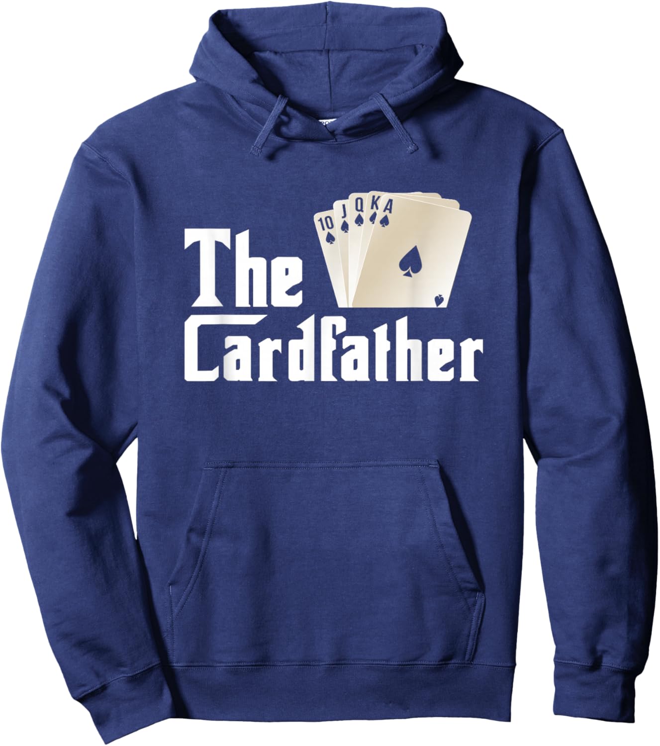 The Card-Father Poker Game Cards Playing Gambling Gambler Hoodie - Hoodie | Navy