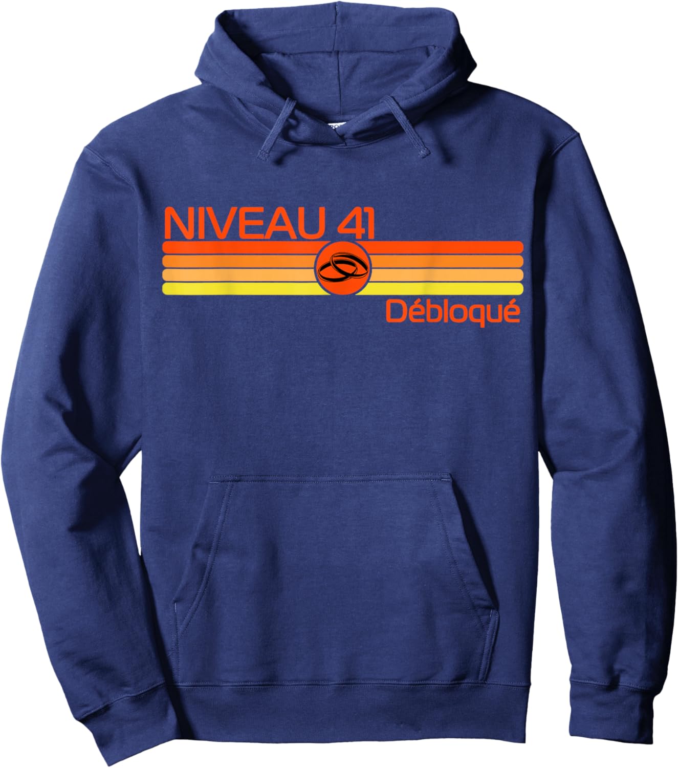 Cadeau 41 Ans de Mariage – Noces de Fer Hoodie - Hoodie | Navy