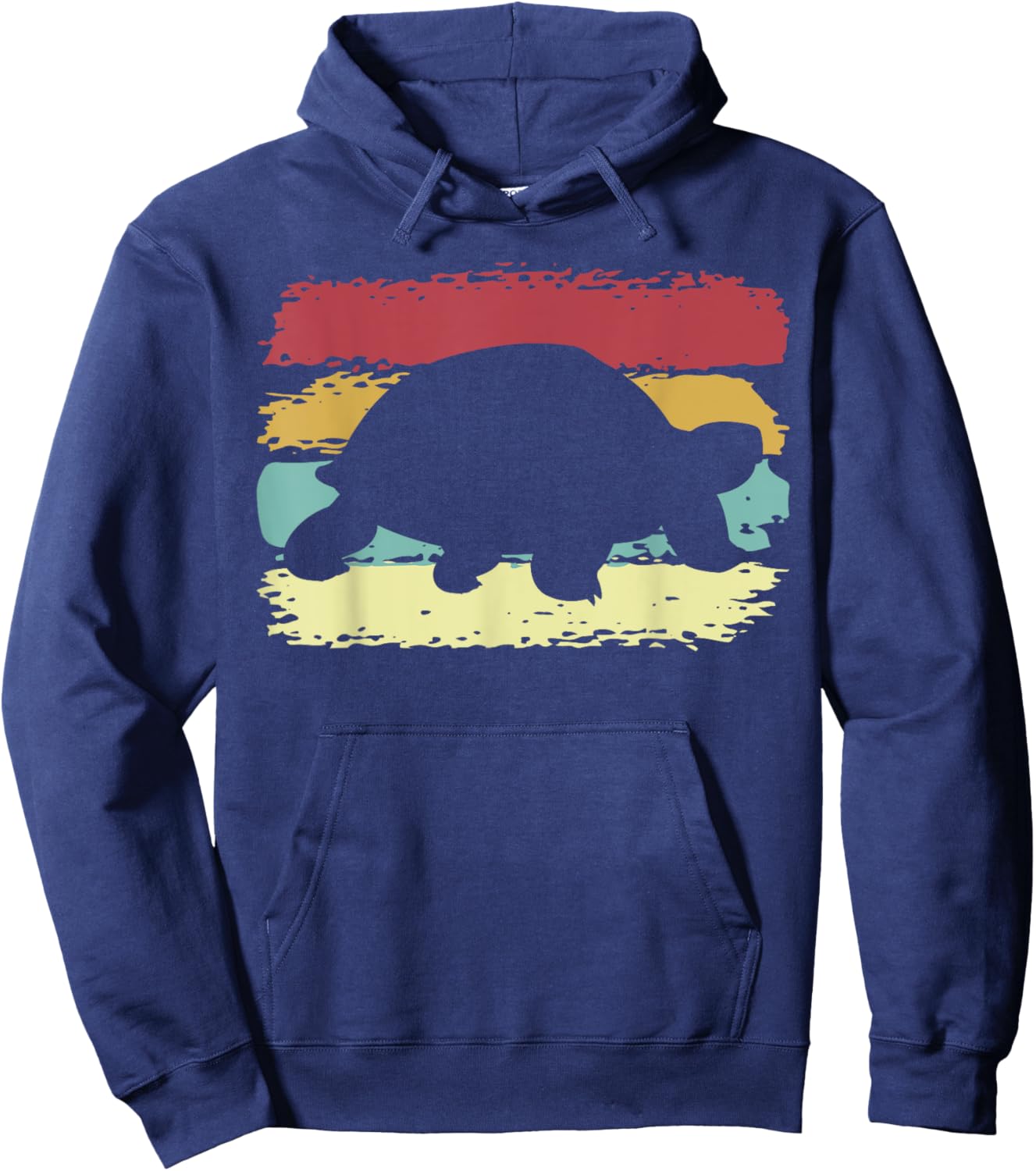 Vintage Tortoises Turtle Lover Funny Tortoise Retro Hoodie - Hoodie | Navy