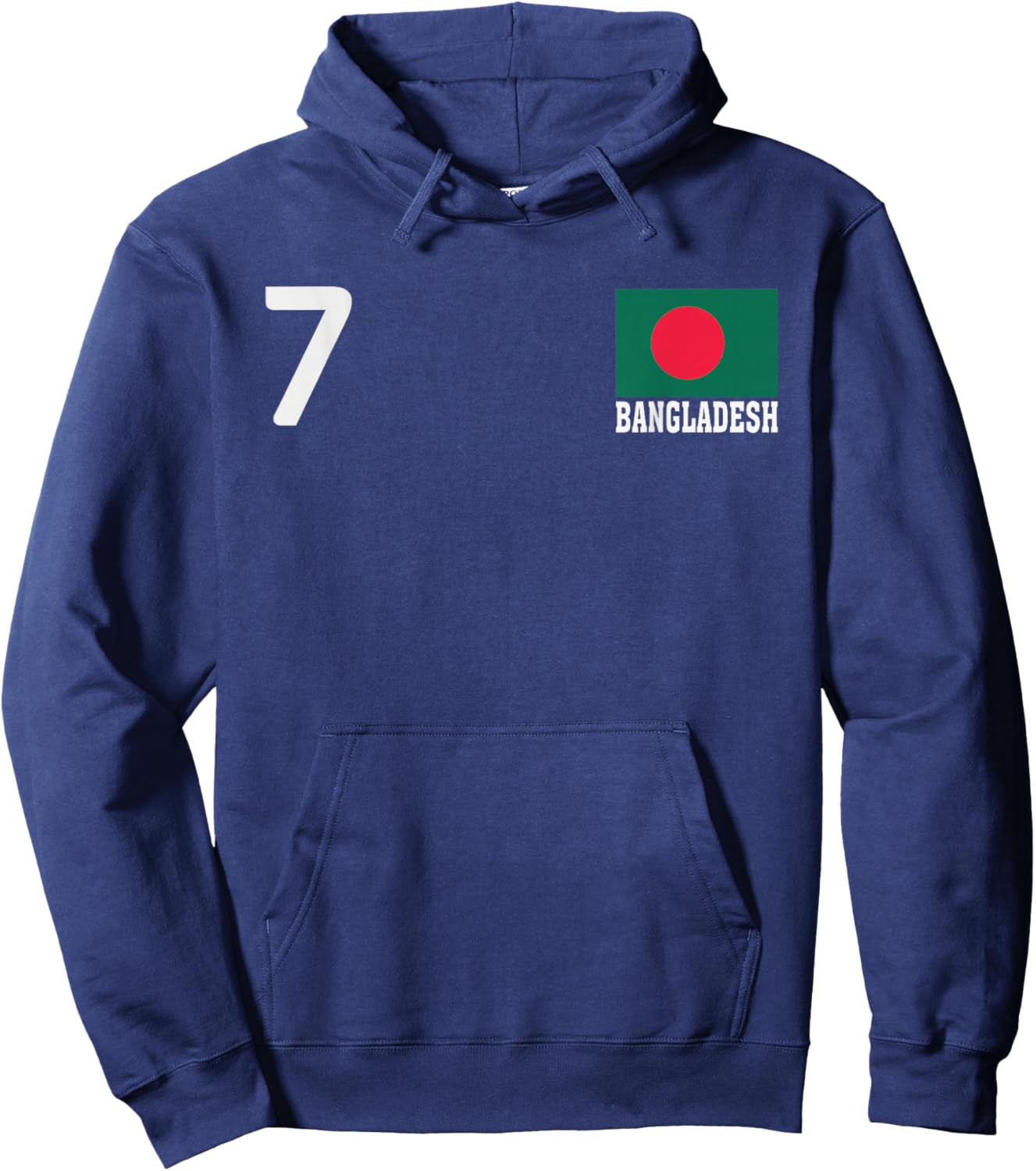 Bangladesh Number National Flag Country Pride Heritage Hoodie - Hoodie | Navy