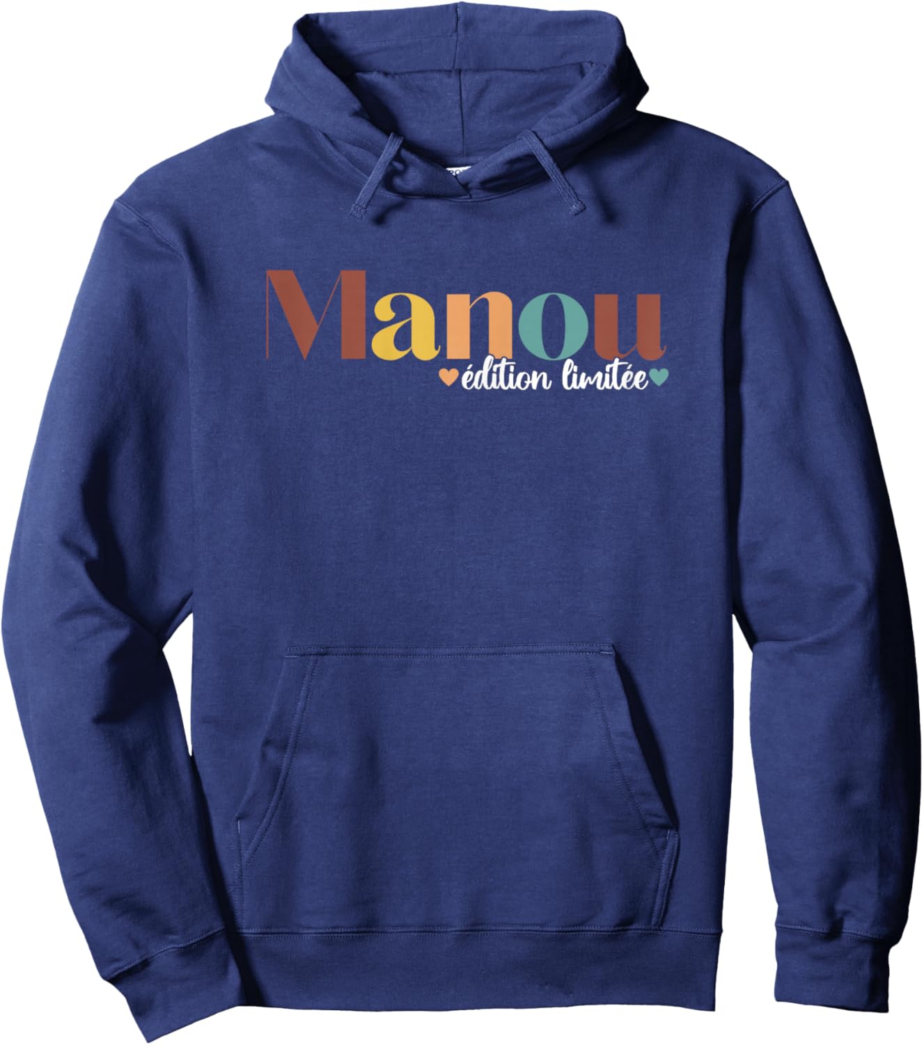 Cadeau Manou Fête des Mères Maman Mamie Hoodie - Hoodie | Navy