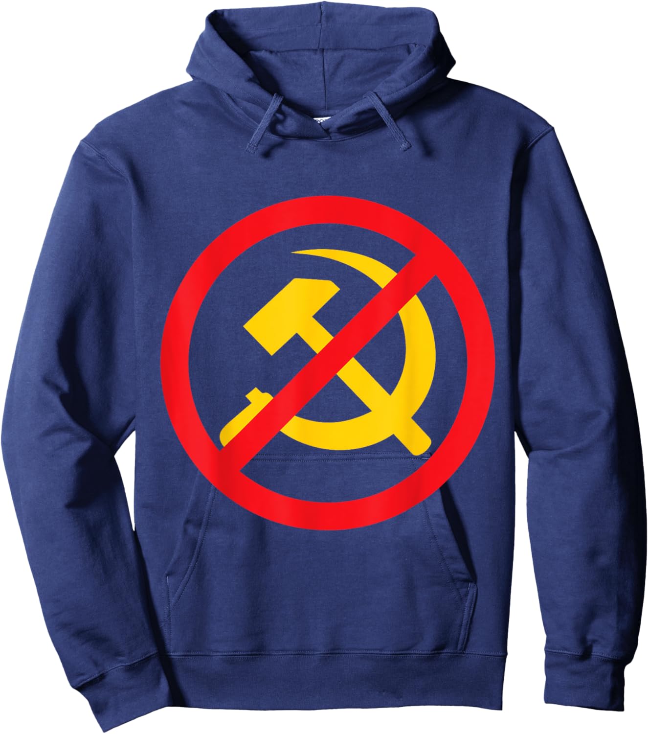 Say No To Communism and Anti Commie Hoodie - Hoodie | Navy