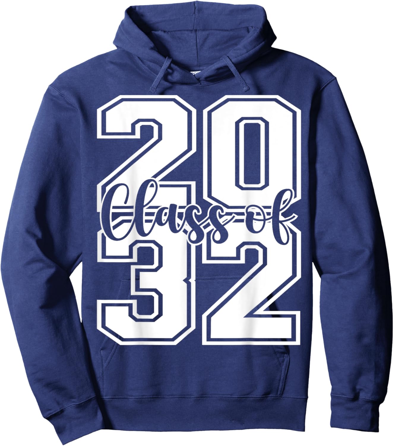 Class Of 2032 Growing Up graduate for Senior 2032 Graduation Hoodie - Hoodie | Navy
