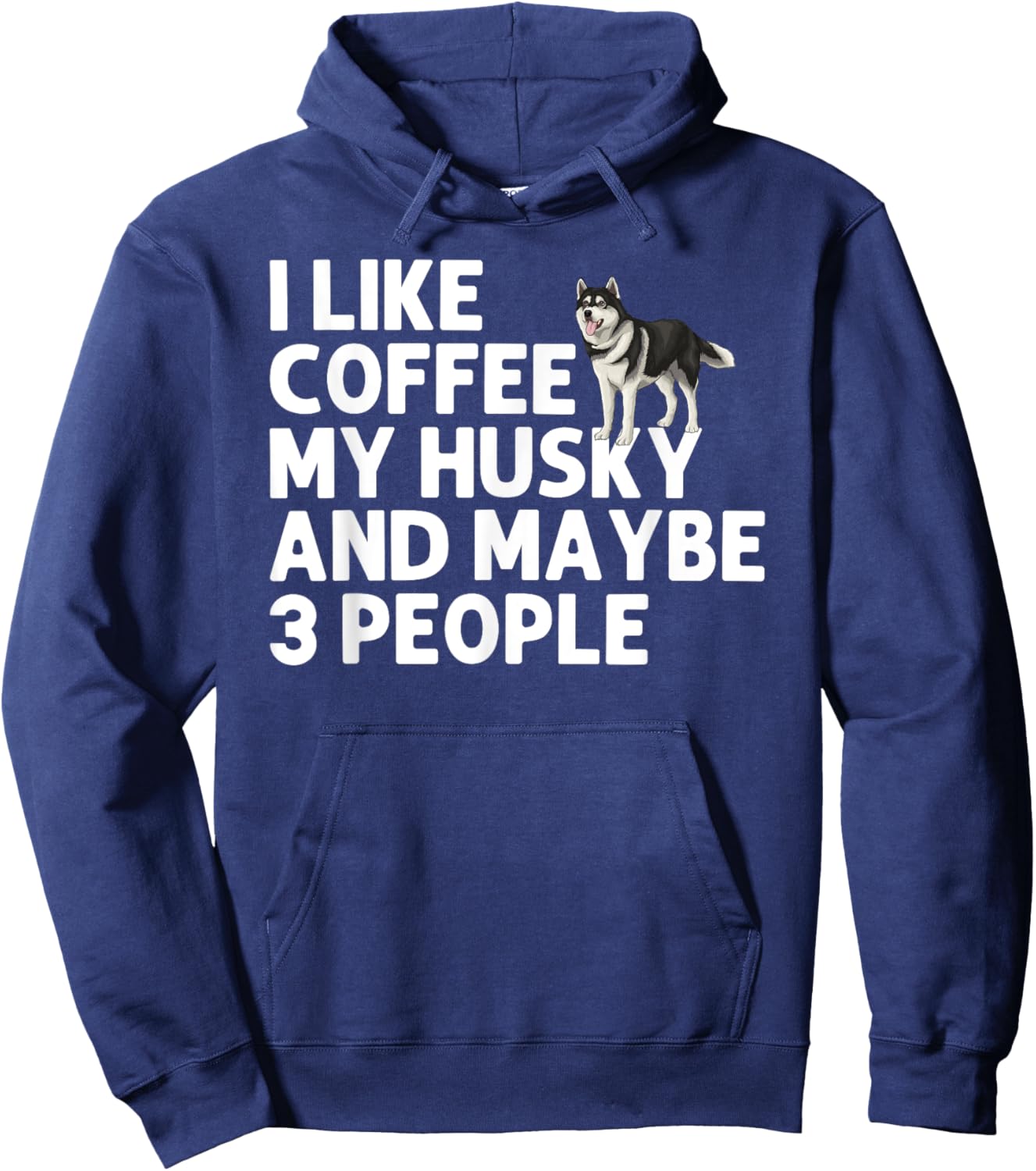Husky Design Women Siberian Husky Dog Husky Lover Hoodie - Hoodie | Navy
