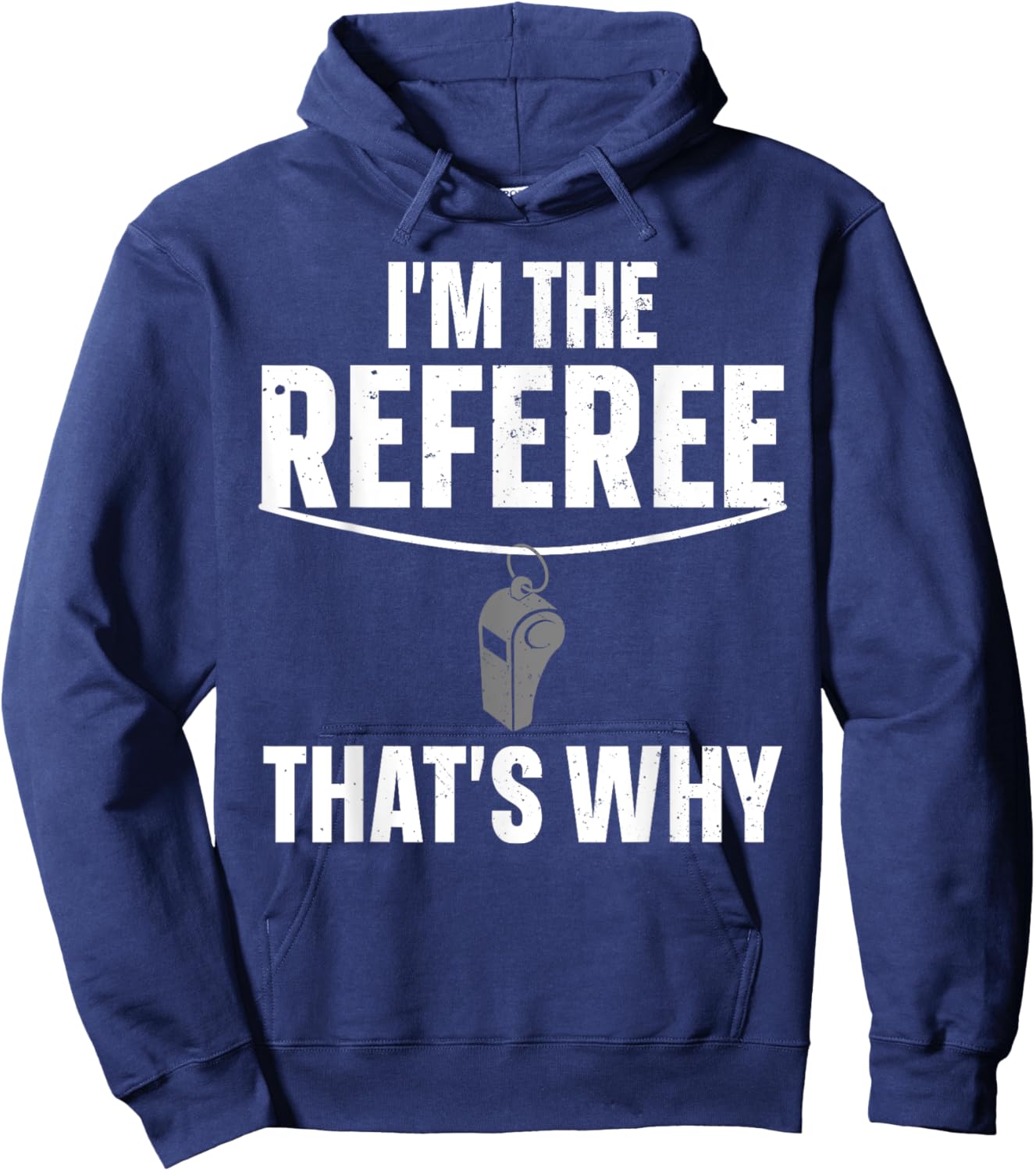 Funny Referee Design Women Sports Ref Gag Referee Hoodie - Hoodie | Navy