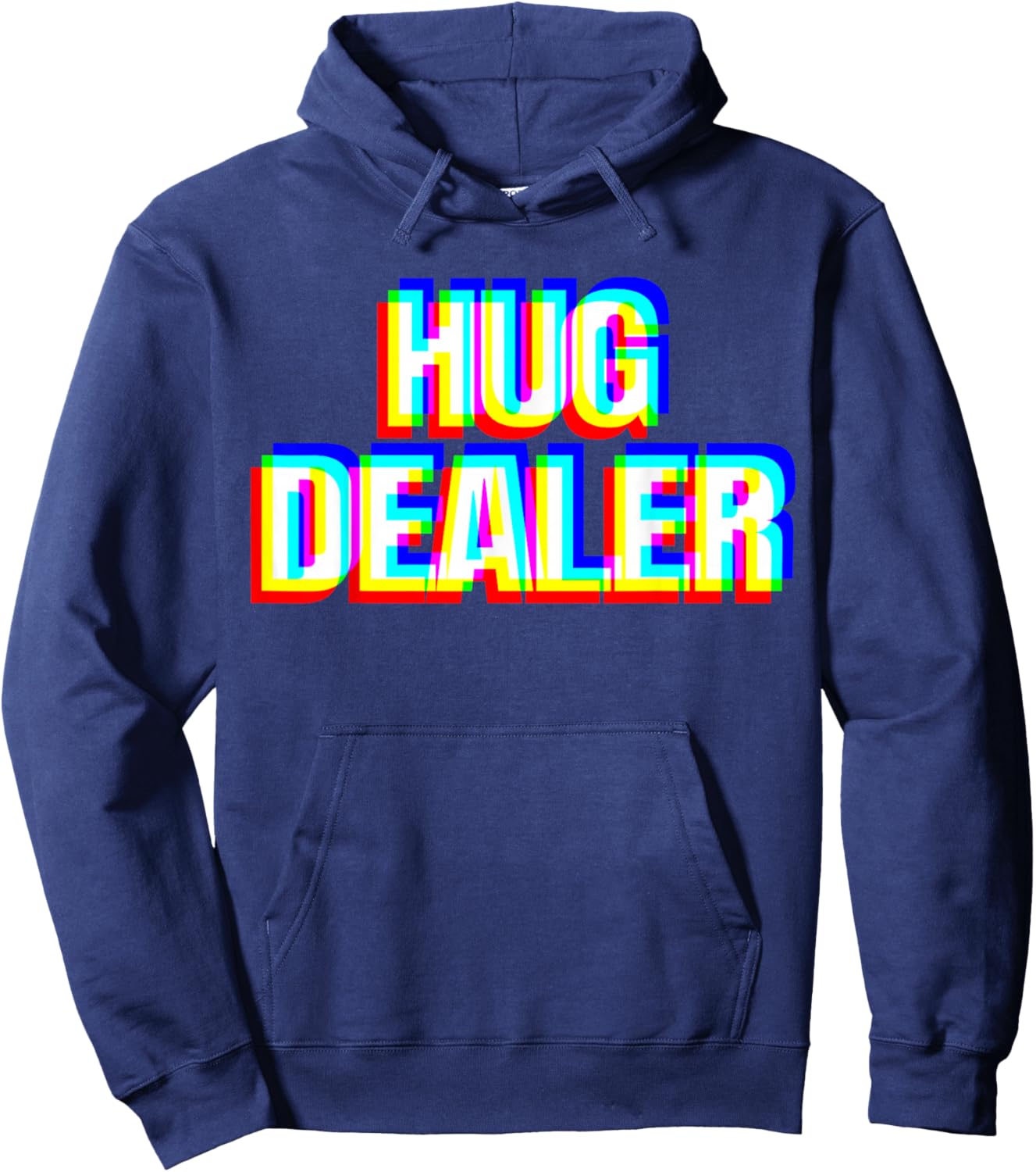 Hug Dealer Techno EDM Music Festival Raver Dance Rave Hoodie - Hoodie | Navy