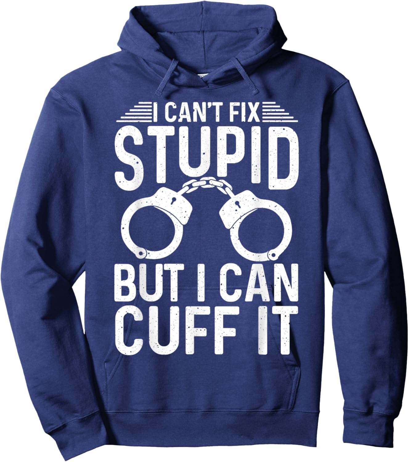 Funny Police Officer Design Women Cop Police Officer Hoodie - Hoodie | Navy