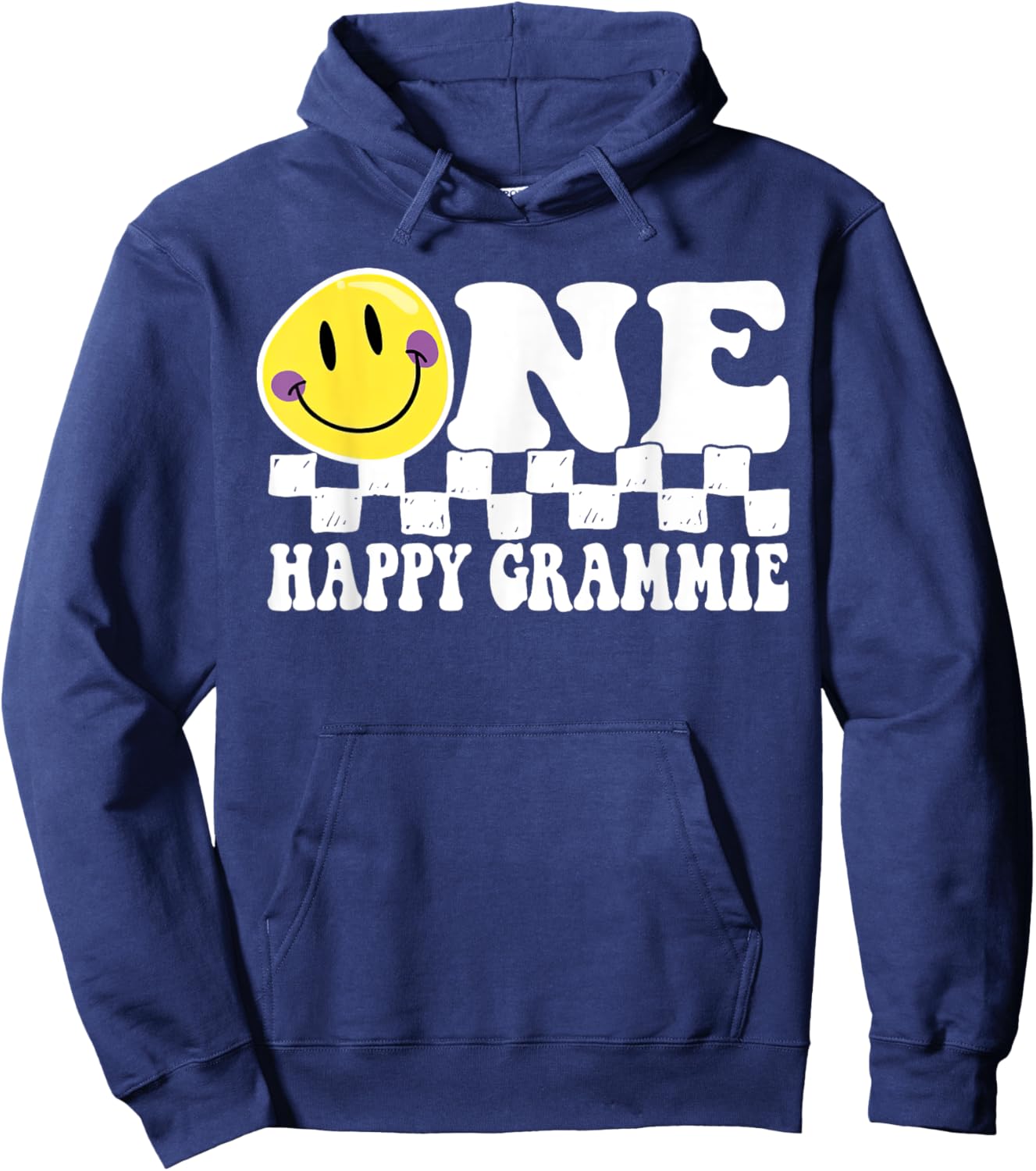 One Happy Dude Grammie 1st Birthday Family Matching Hoodie - Hoodie | Navy