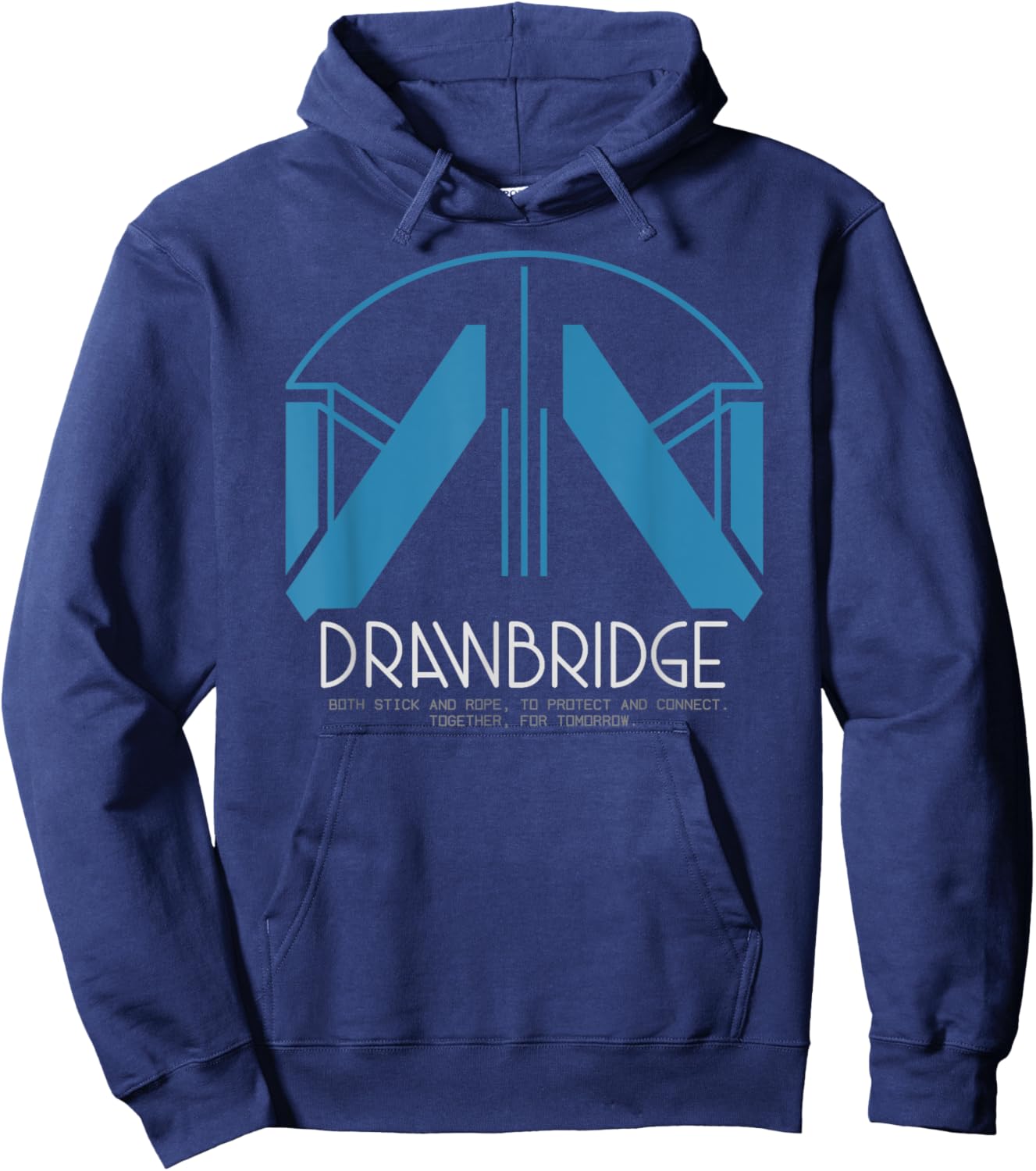Death Stranding 2 Levis Bridge Logo Iconic Logo Hoodie - Hoodie | Navy