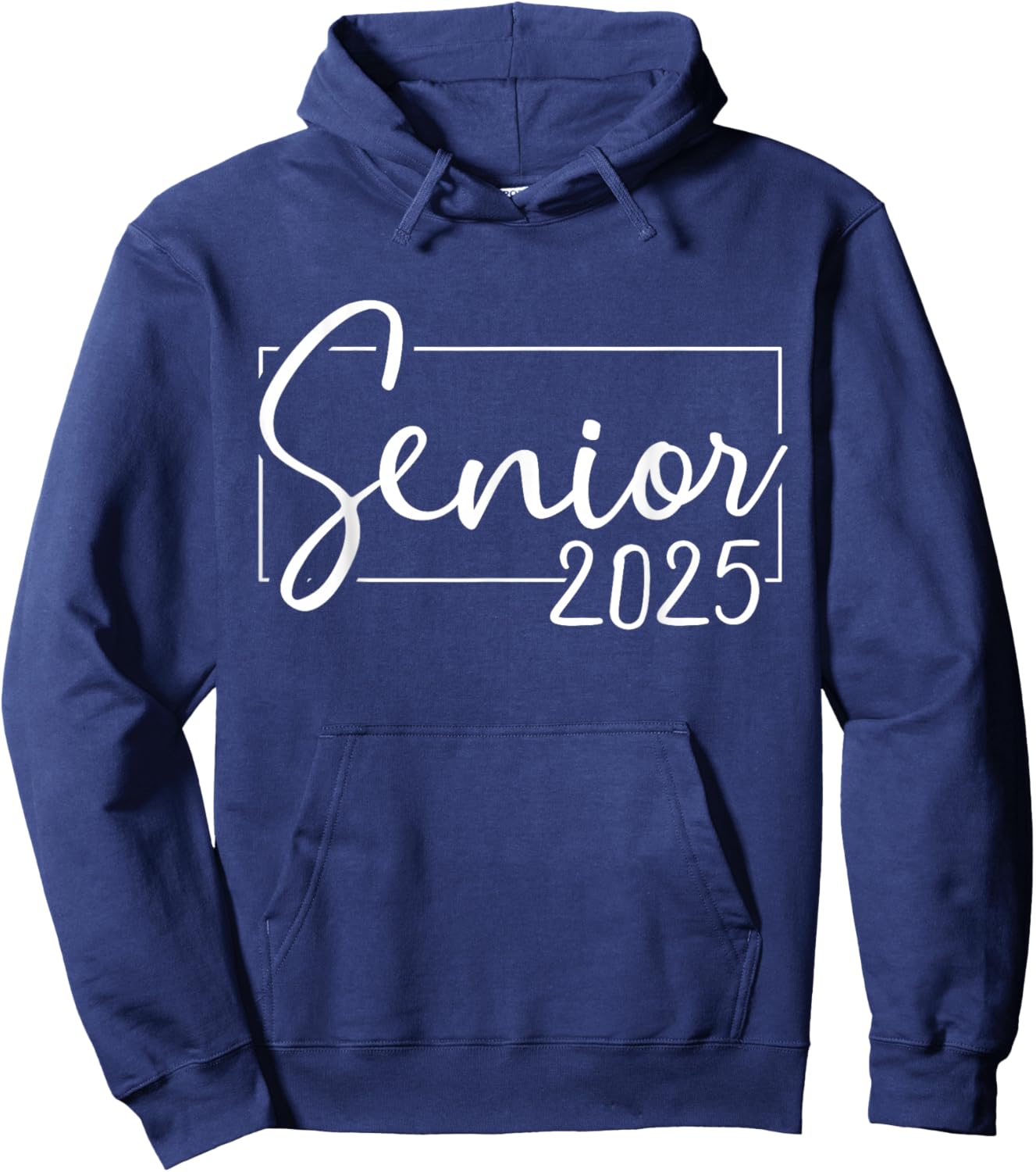 Senior 2025 college high school graduation year class of Hoodie - Hoodie | Navy