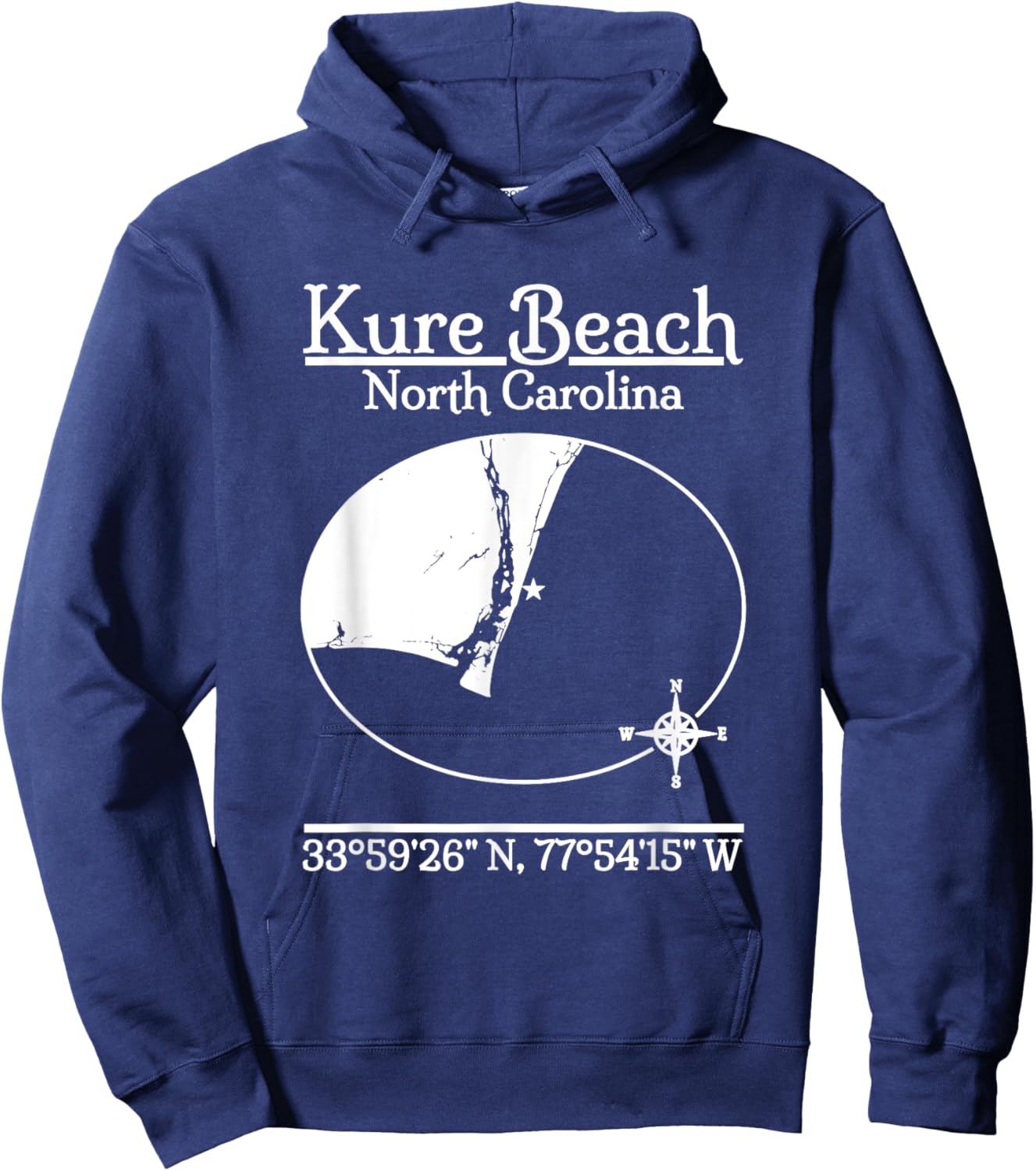 Kure Beach - North Carolina Women Kids Hoodie - Hoodie | Navy