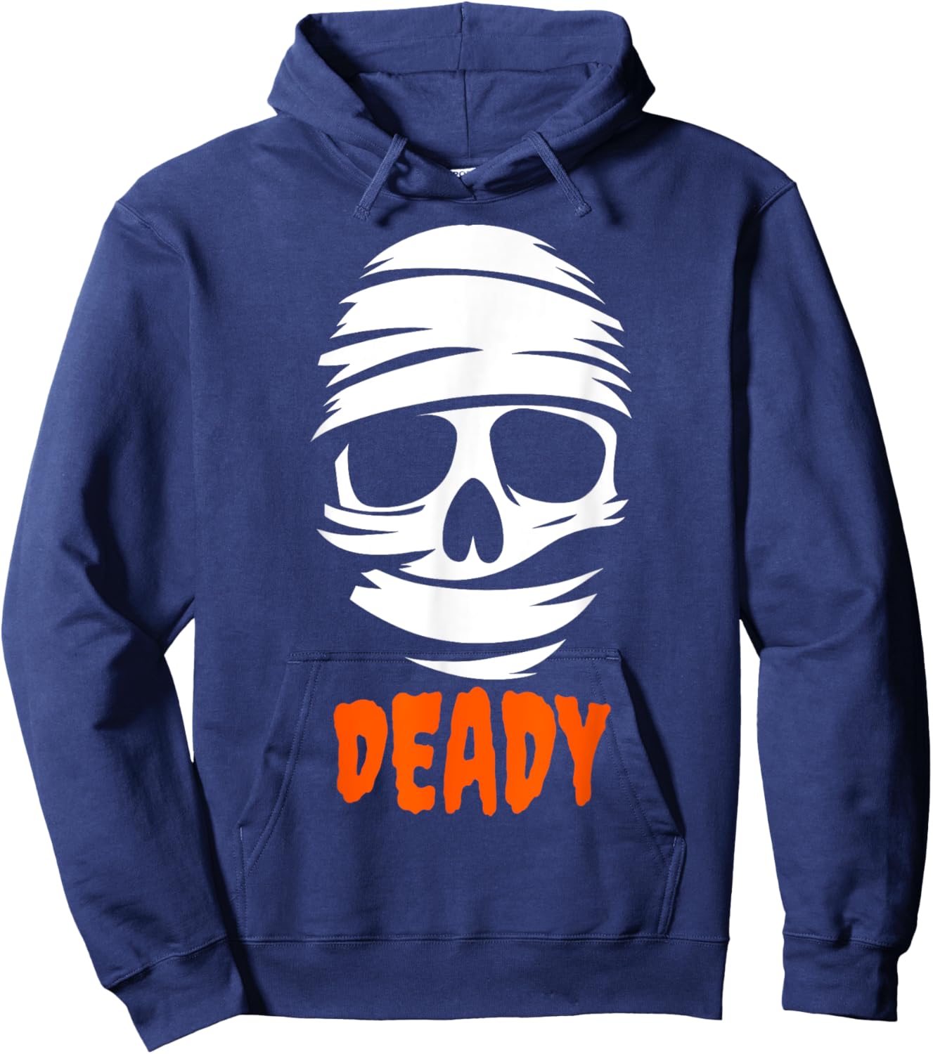 Deady Mummy Couples Halloween Costume For Dad Father Hoodie - Hoodie | Navy