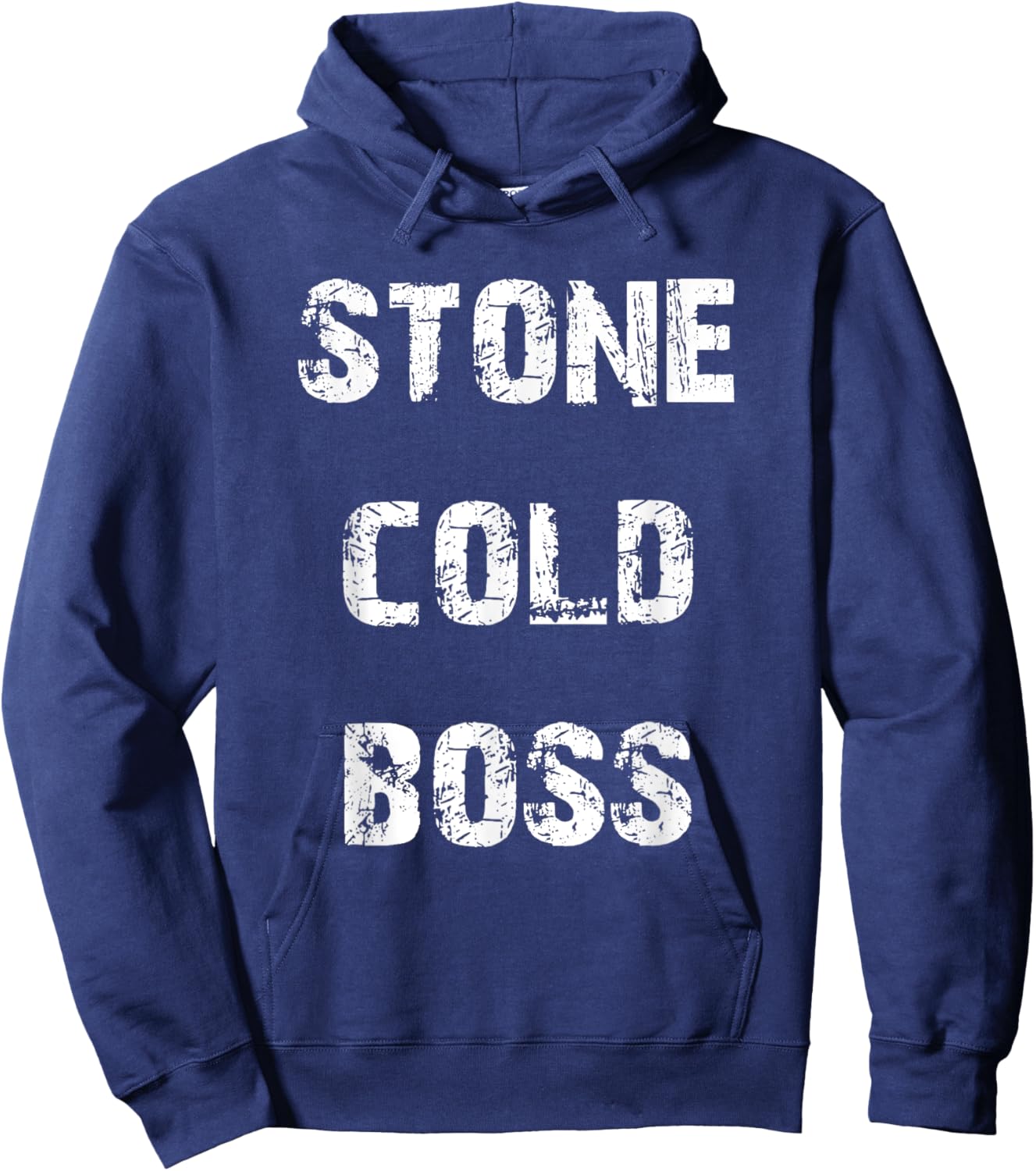 Stone Cold Boss Hoodie - Hoodie | Navy