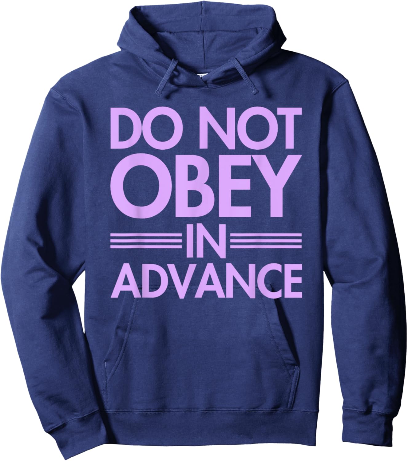 Do NOT Obey in Advance Hoodie - Hoodie | Navy