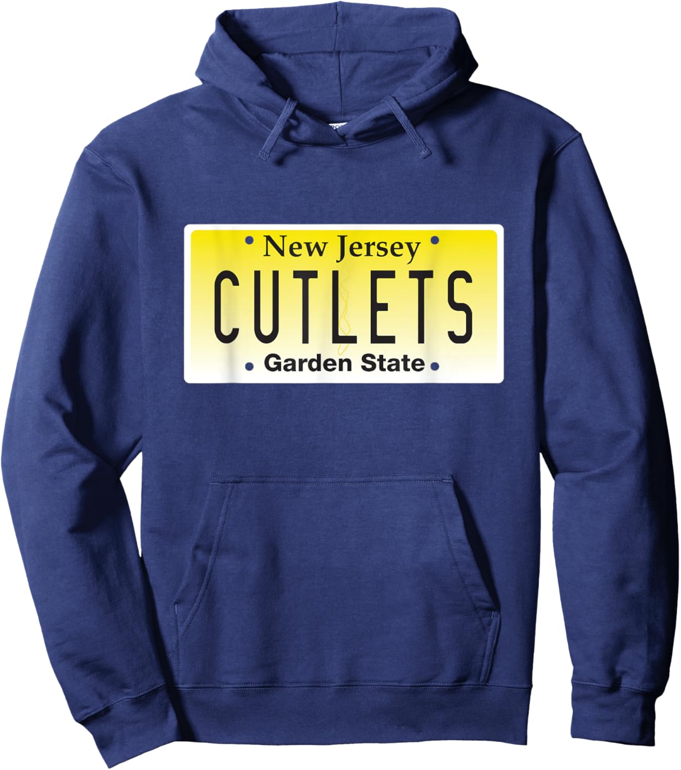 Funny New Jersey Italian American Devito NJ Cutlets Tommy Hoodie - Hoodie | Navy