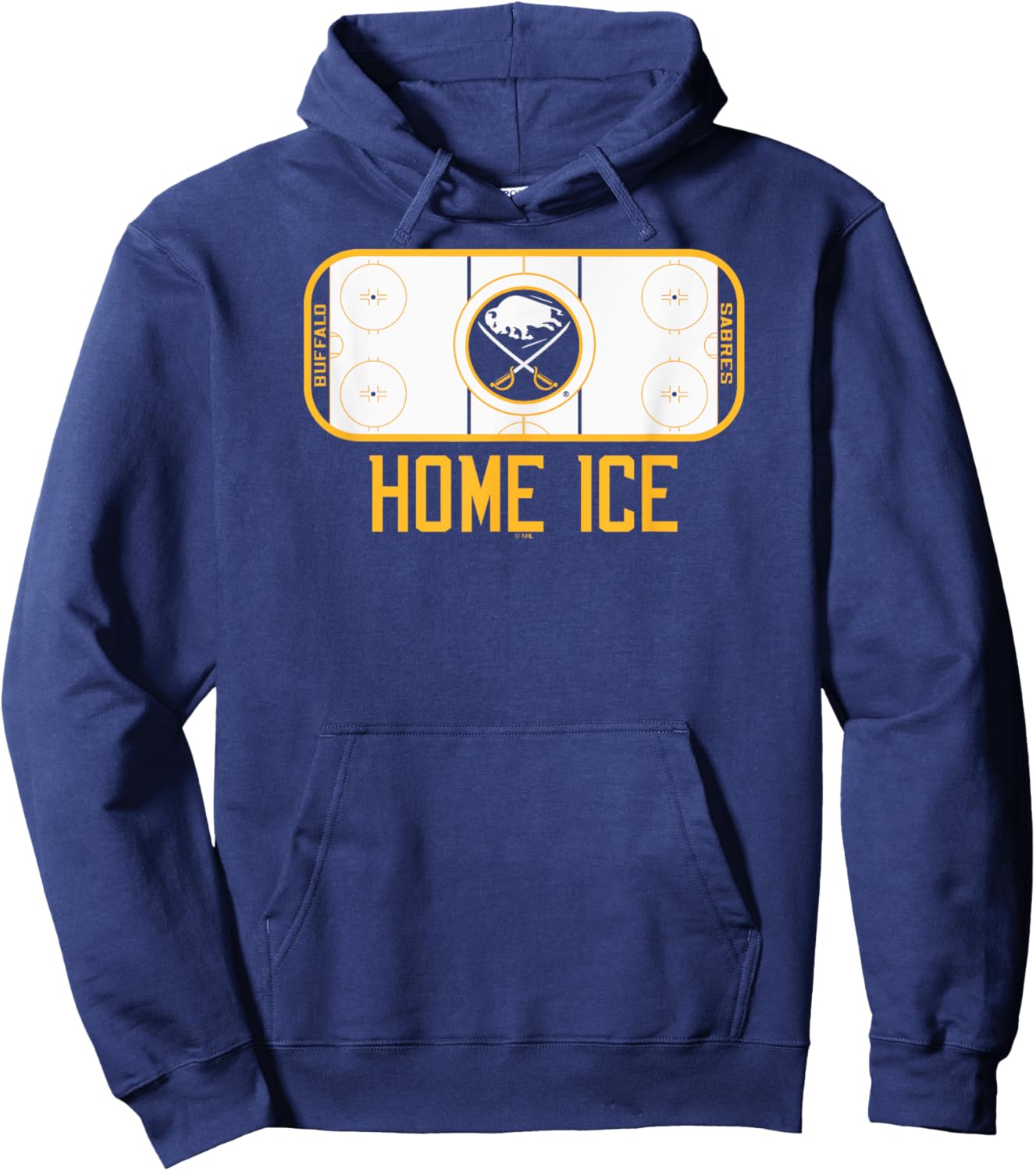 Buffalo Sabres Home Ice Blue Officially Licensed Hoodie - Hoodie | Navy