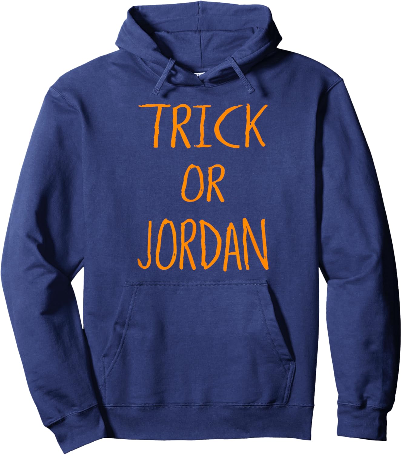 Trick Or Jordan Halloween Shirt Hoodie - Hoodie | Navy