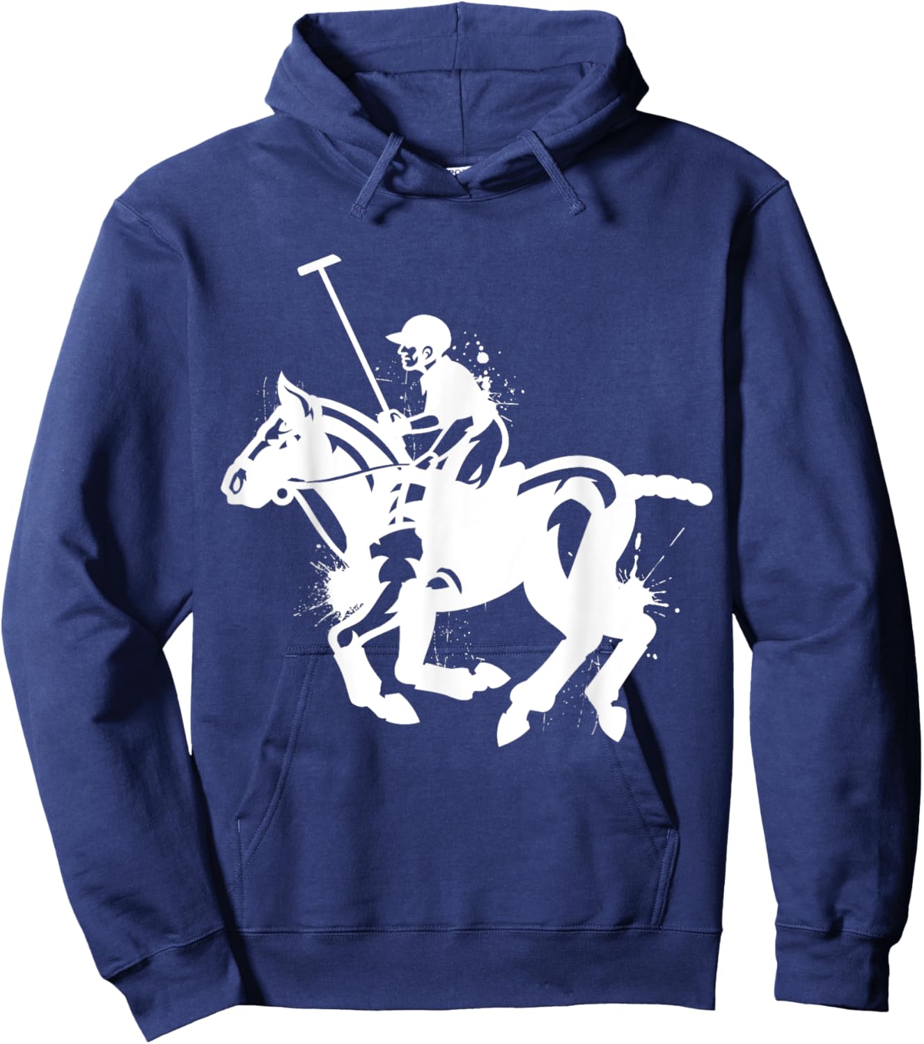 Polo Player Horse Sport Ride Riding Equestrian Sport Love Hoodie - Hoodie | Navy