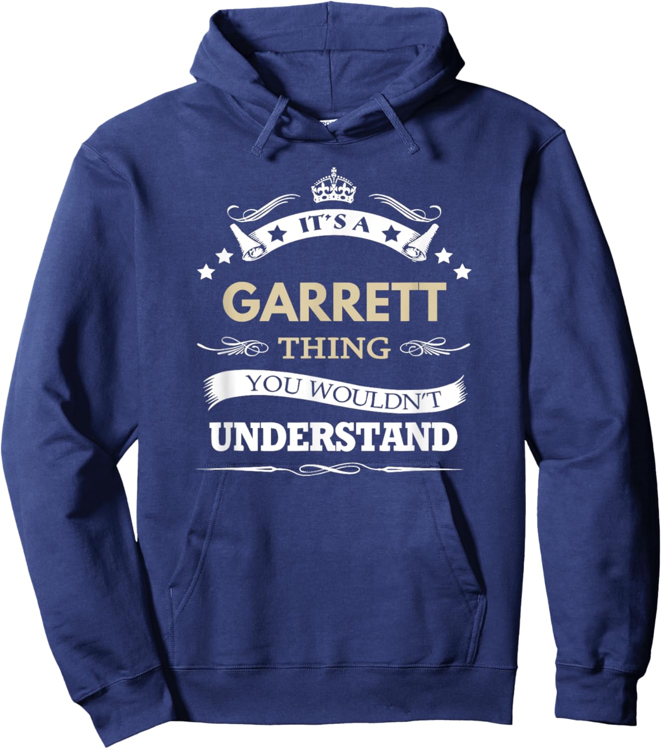 Garrett Name - Its A Garrett Thing You Wouldn't Hoodie - Hoodie | Navy