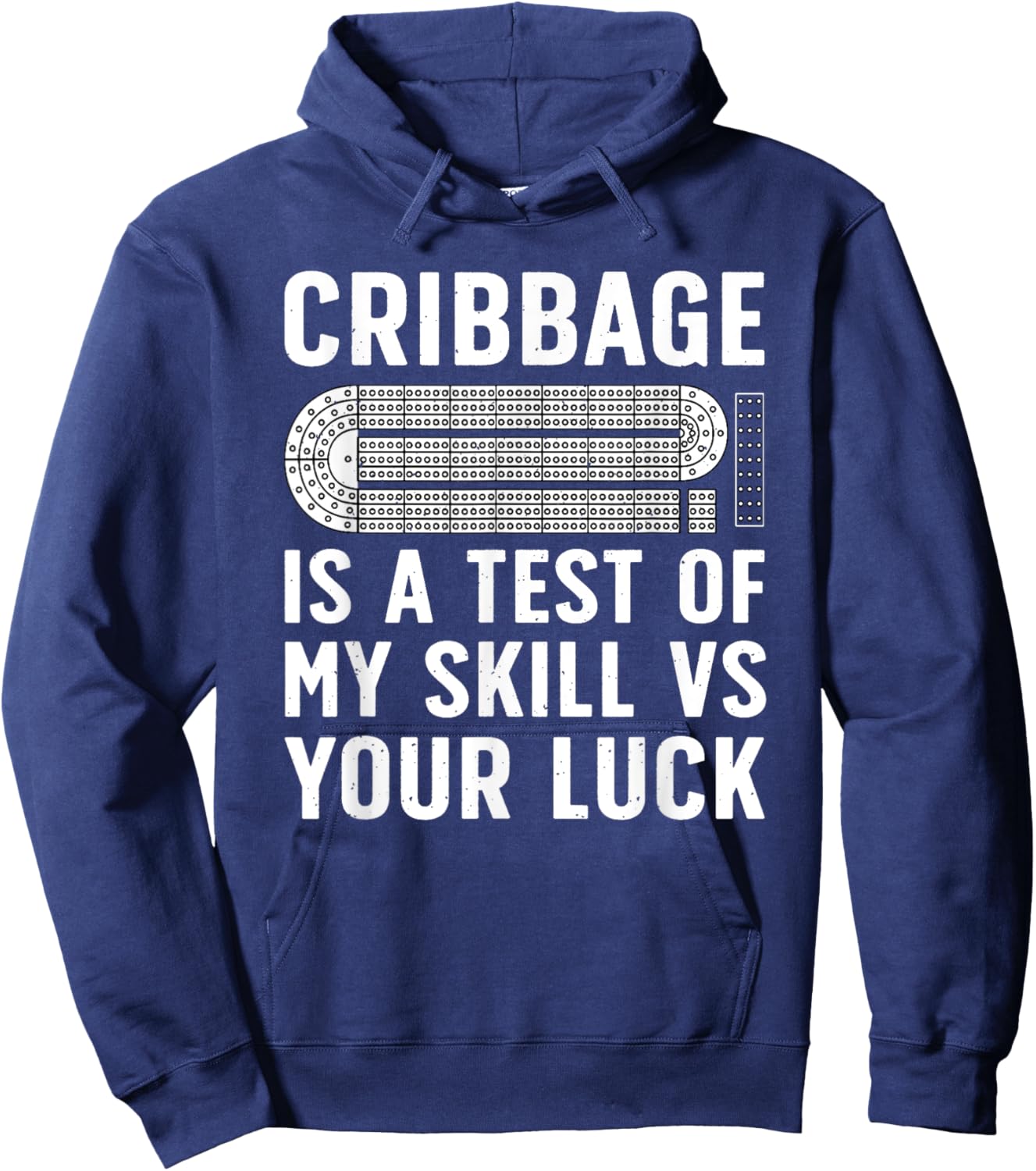 Funny Cribbage Design Women Card Game Cribbage Lover Hoodie - Hoodie | Navy