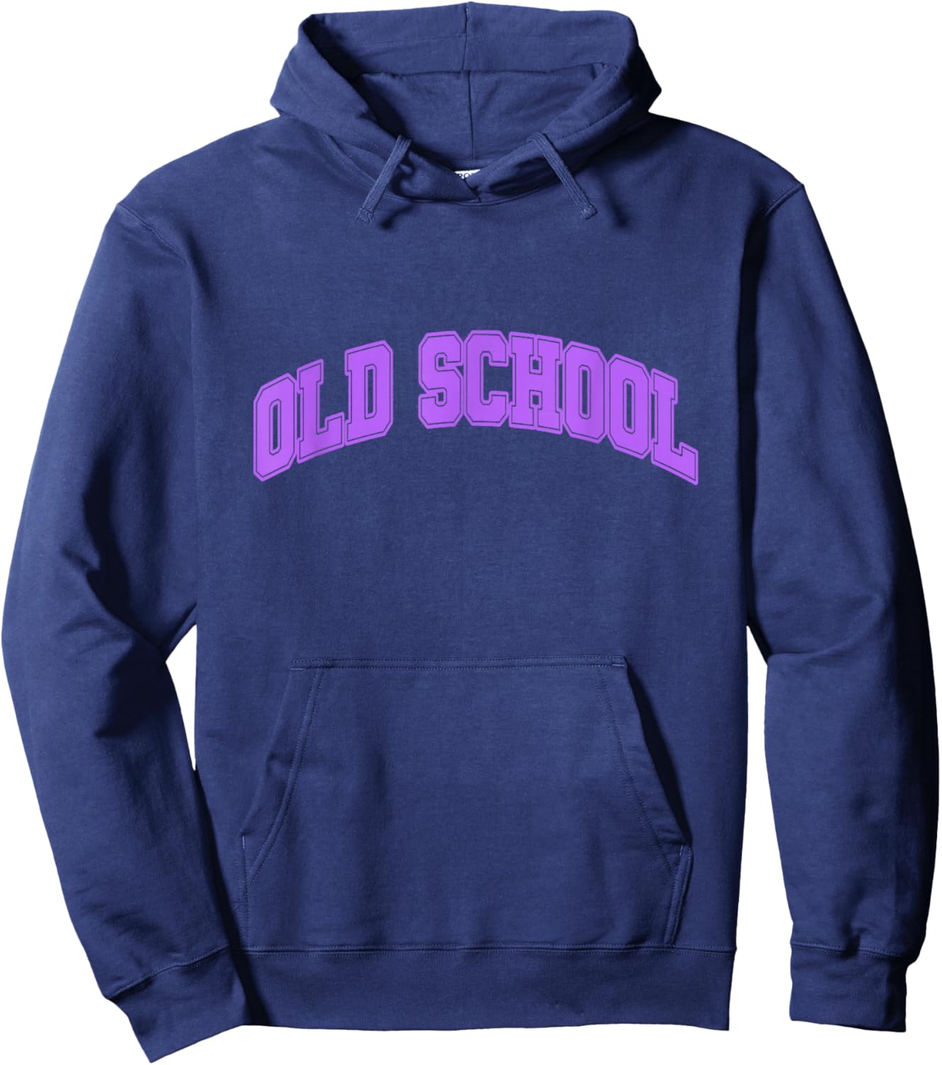 Purple Graphic Old School Purple Graphic Hoodie - Hoodie | Navy