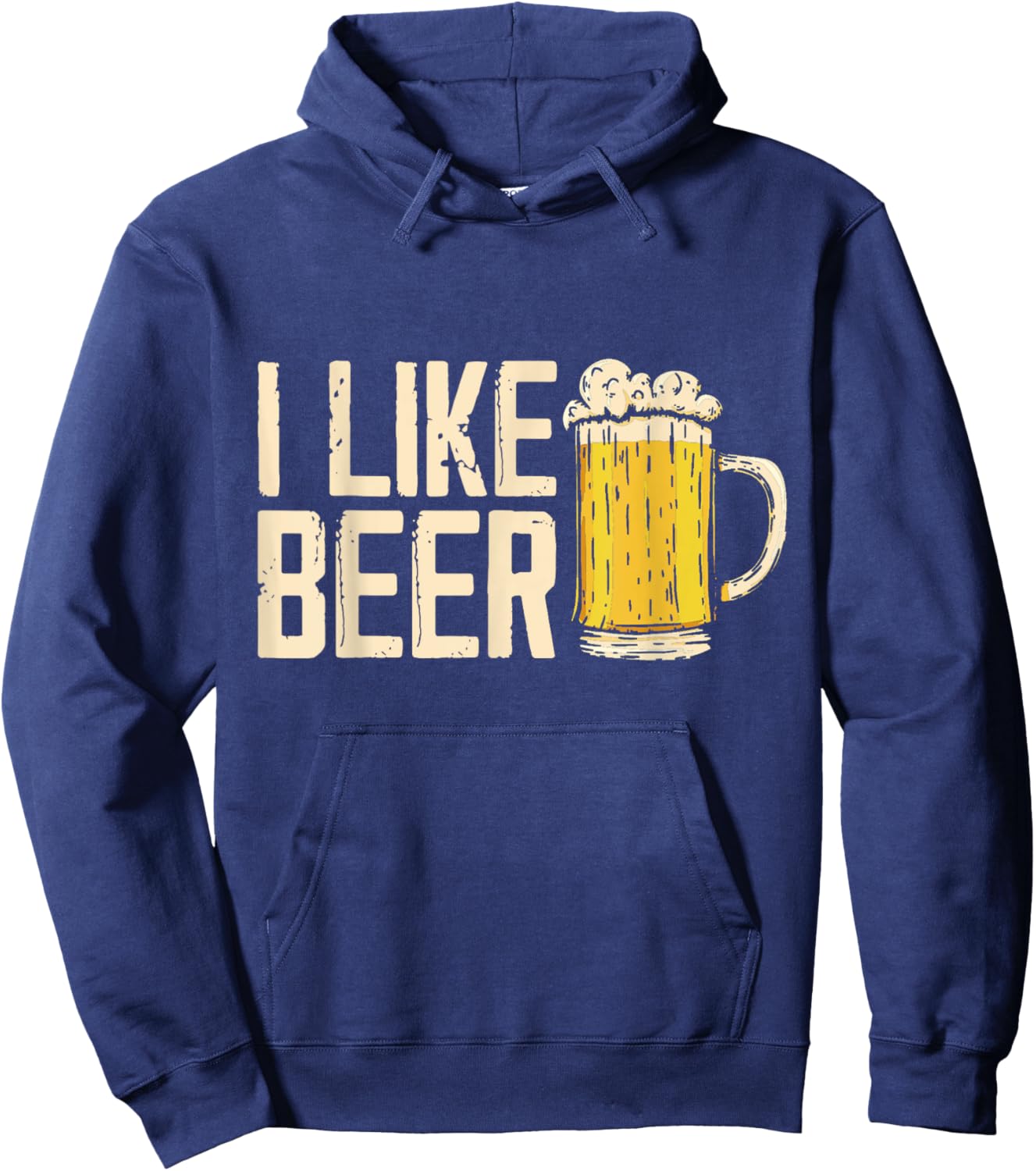 I Like Beer Drink Lover Beers Drinking Beer Hoodie - Hoodie | Navy