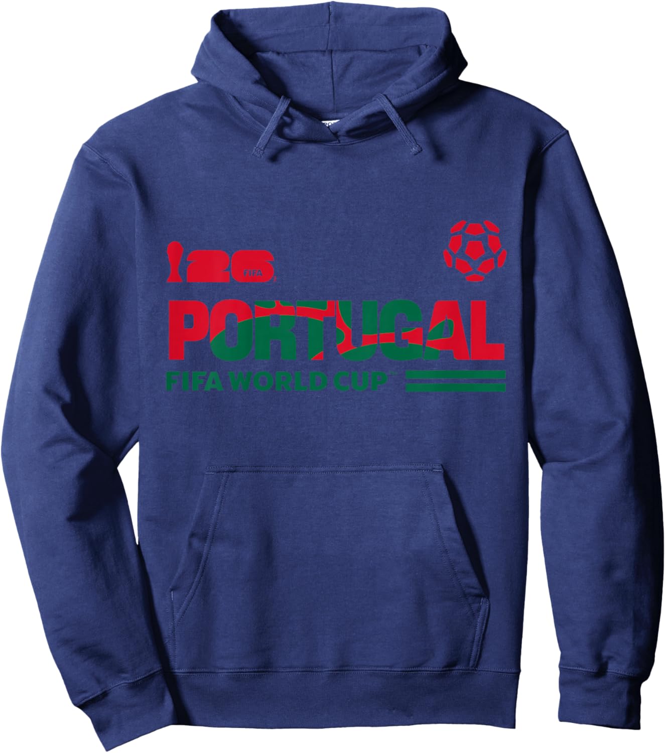 Kids FIFA World CUP26 Qualifier Portugal Hoodie - Hoodie | Navy