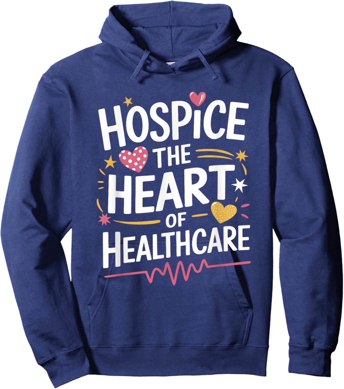 Palliative Nursing Hospice Nurse Design Hospice Nursing Hoodie - Hoodie | Navy