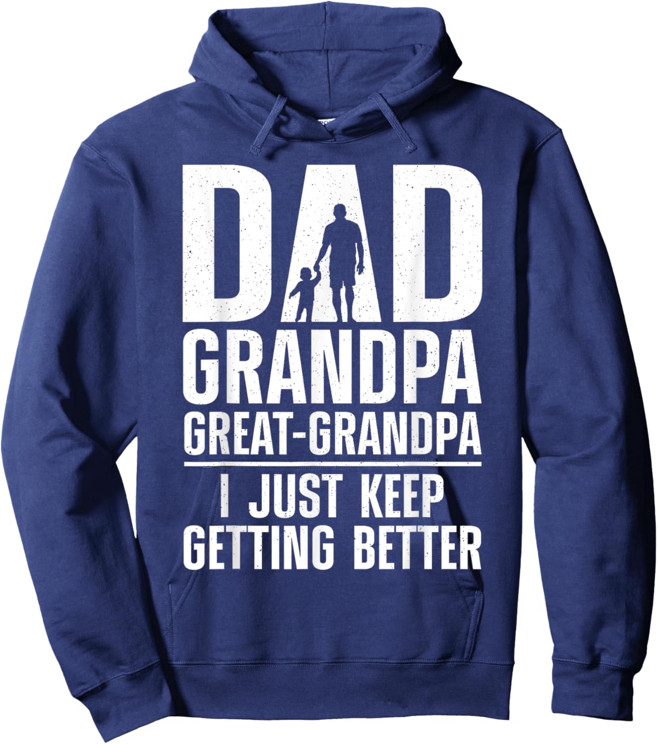 Cool Great Grandpa Art For Grandpa Men Great Grandfather Hoodie - Hoodie | Navy