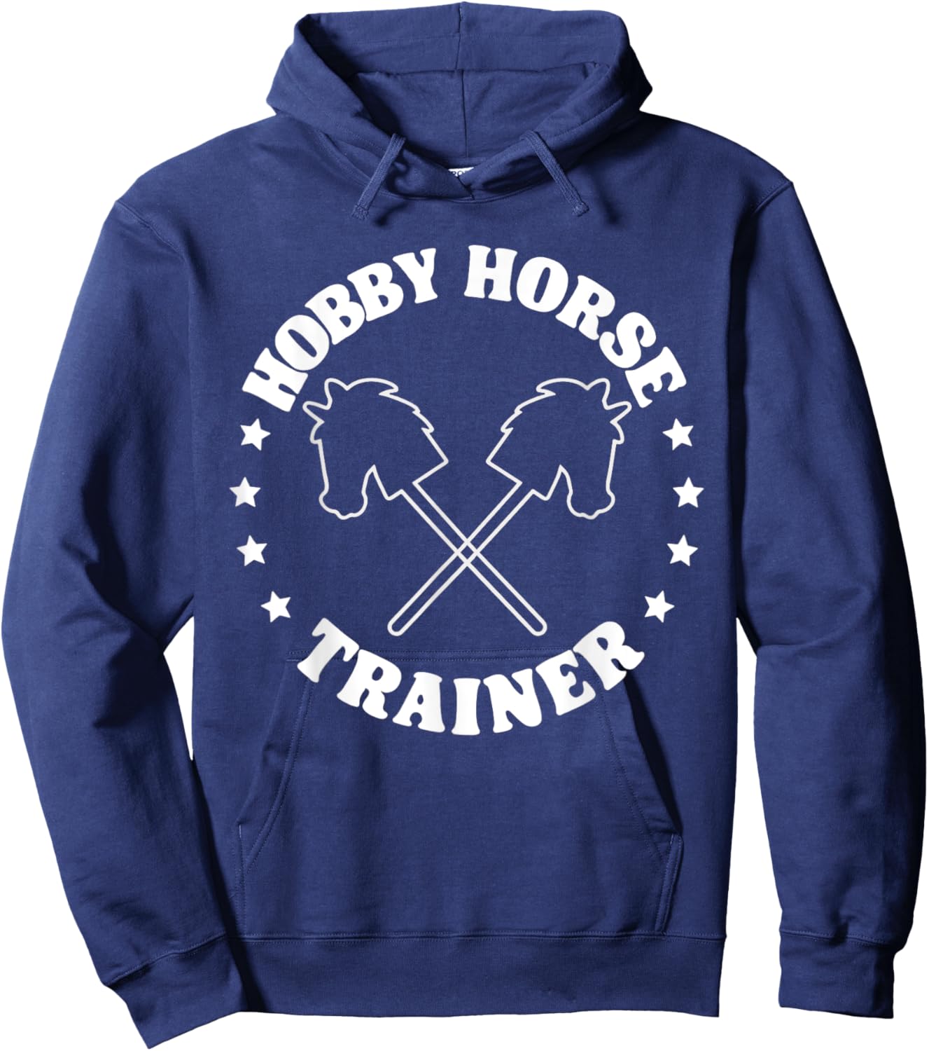 Hobby Horse Riding Trainer Funny Hobby Horsing Hoodie - Hoodie | Navy