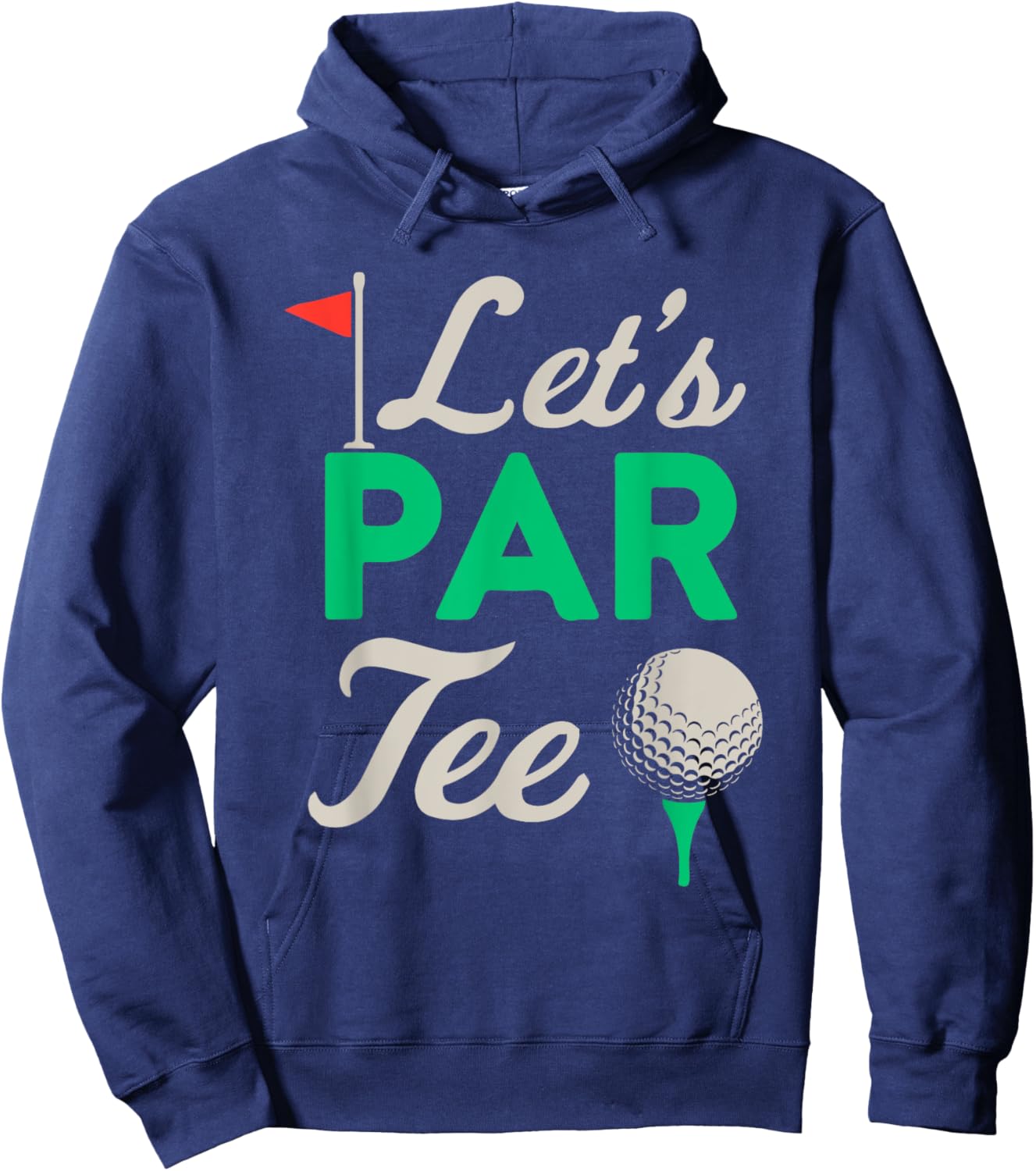 Golfer Women Golf Ball Golfing Fan Men Lets Par Hoodie - Hoodie | Navy