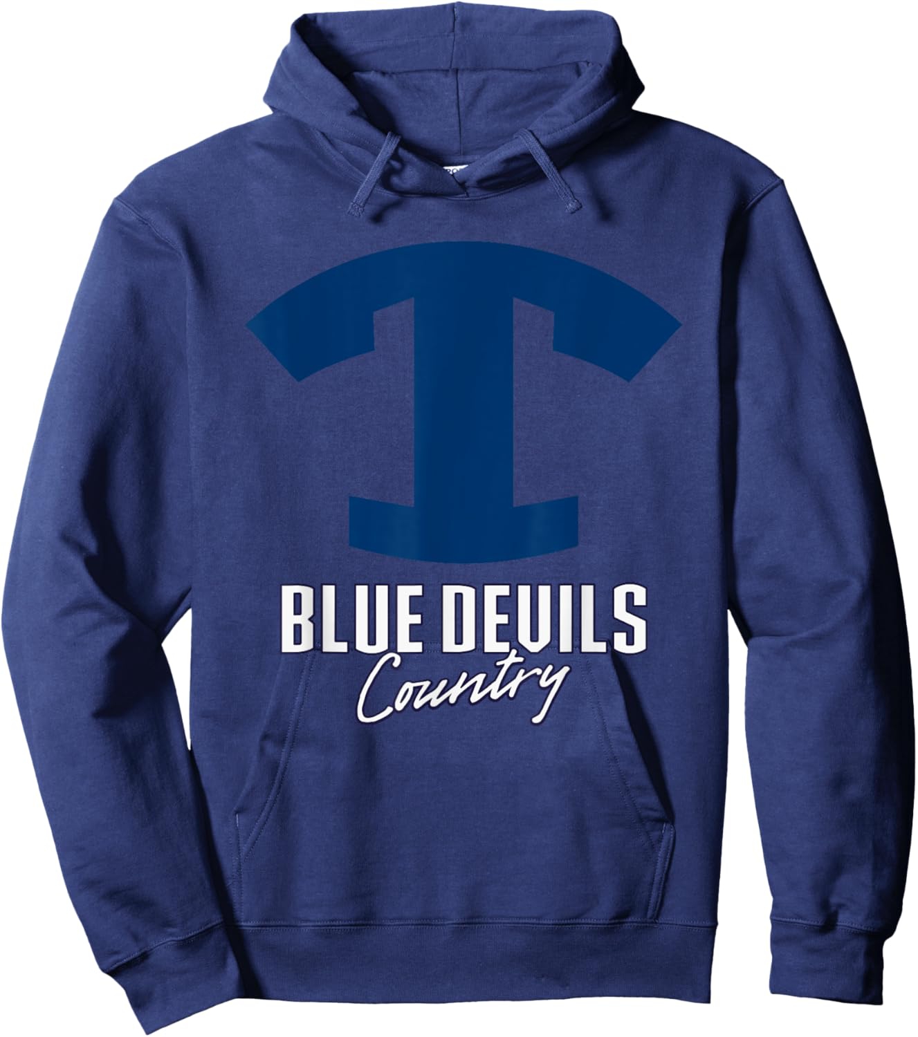 Tift County Blue Devils Logo Country HS Hoodie - Hoodie | Navy