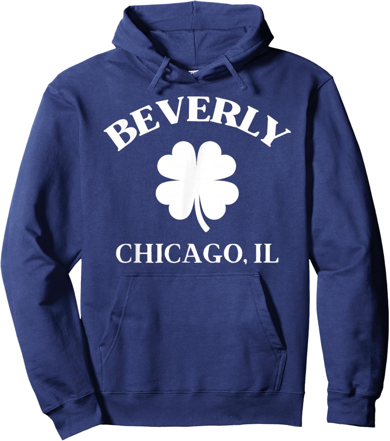 Chicago IL Beverly Irish Pride Hoodie - Hoodie | Navy