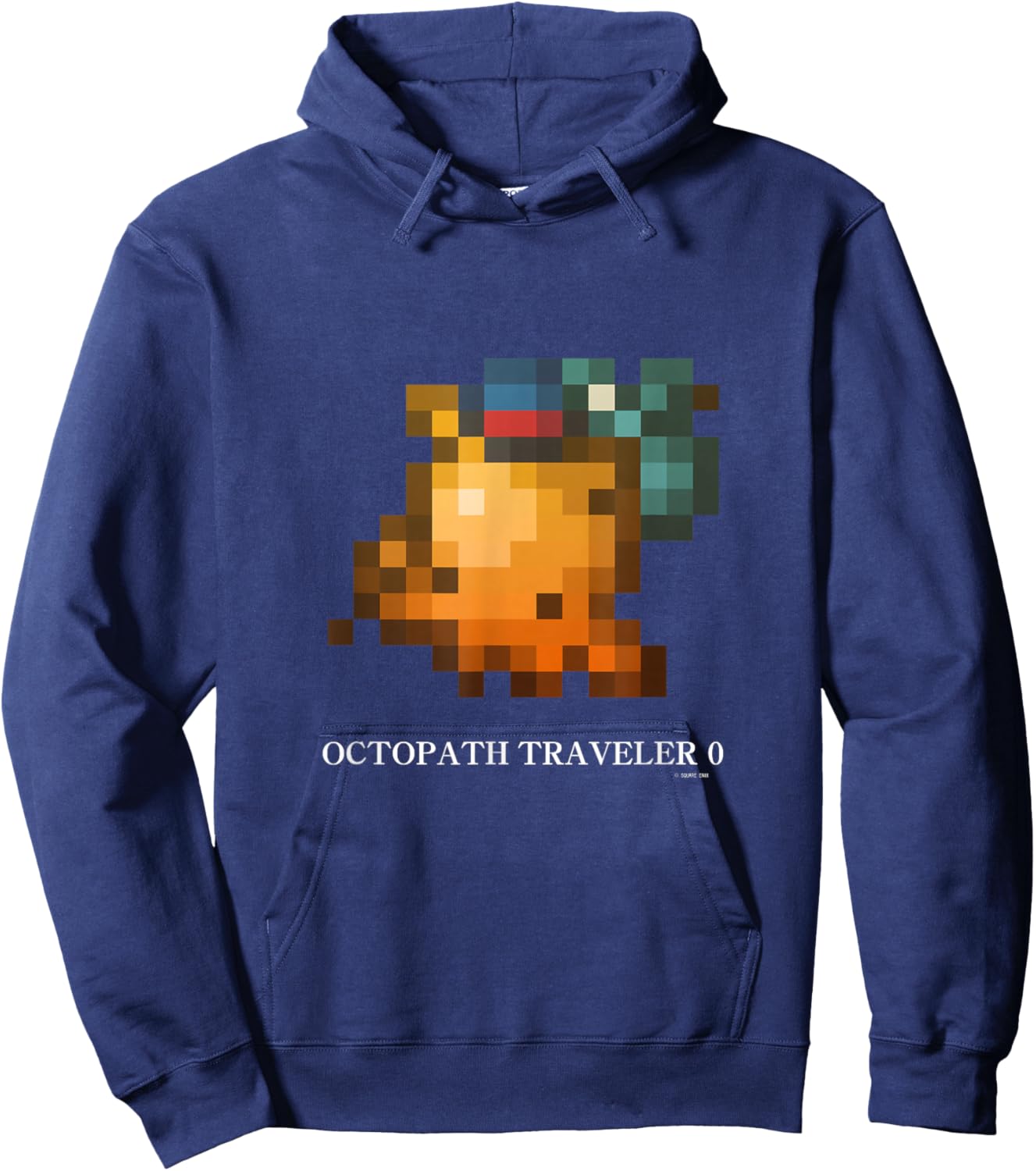 OCTOPATH Traveler 0 - Octopuff Pixel Hoodie - Hoodie | Navy