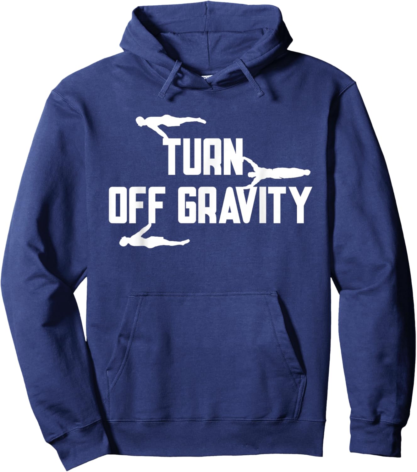 Street Workout Turn Off Gravity Calisthenics Workout Hoodie - Hoodie | Navy