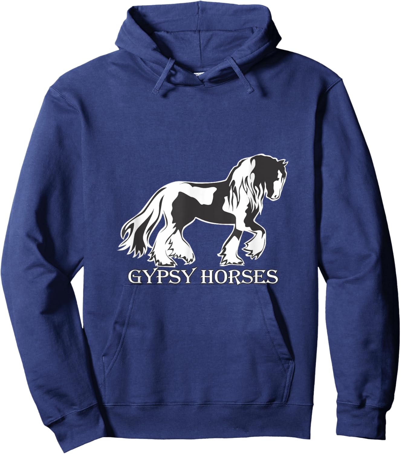 Gypsy Horses Trending Gypsy Vanner Gypsy Cob Horse Hoodie - Hoodie | Navy