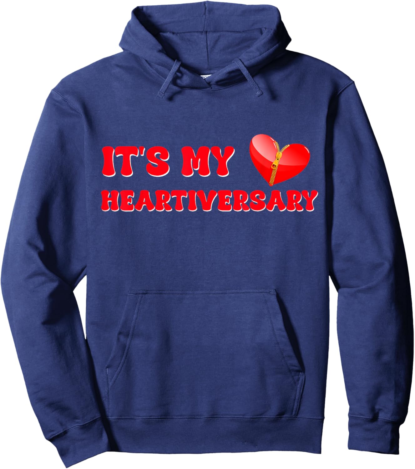 It's My Heartiversary CHD Awareness Hearts diseases Surgery Hoodie - Hoodie | Navy