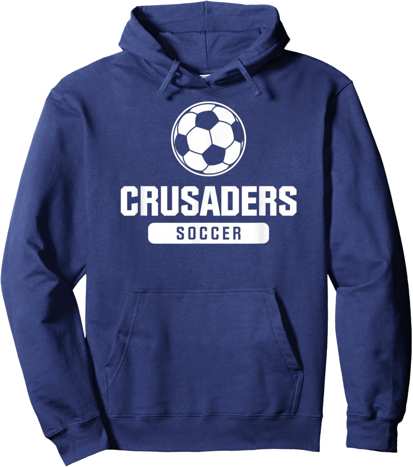 Crusaders Soccer for Elementary, Middle, and High Schools Hoodie - Hoodie | Navy
