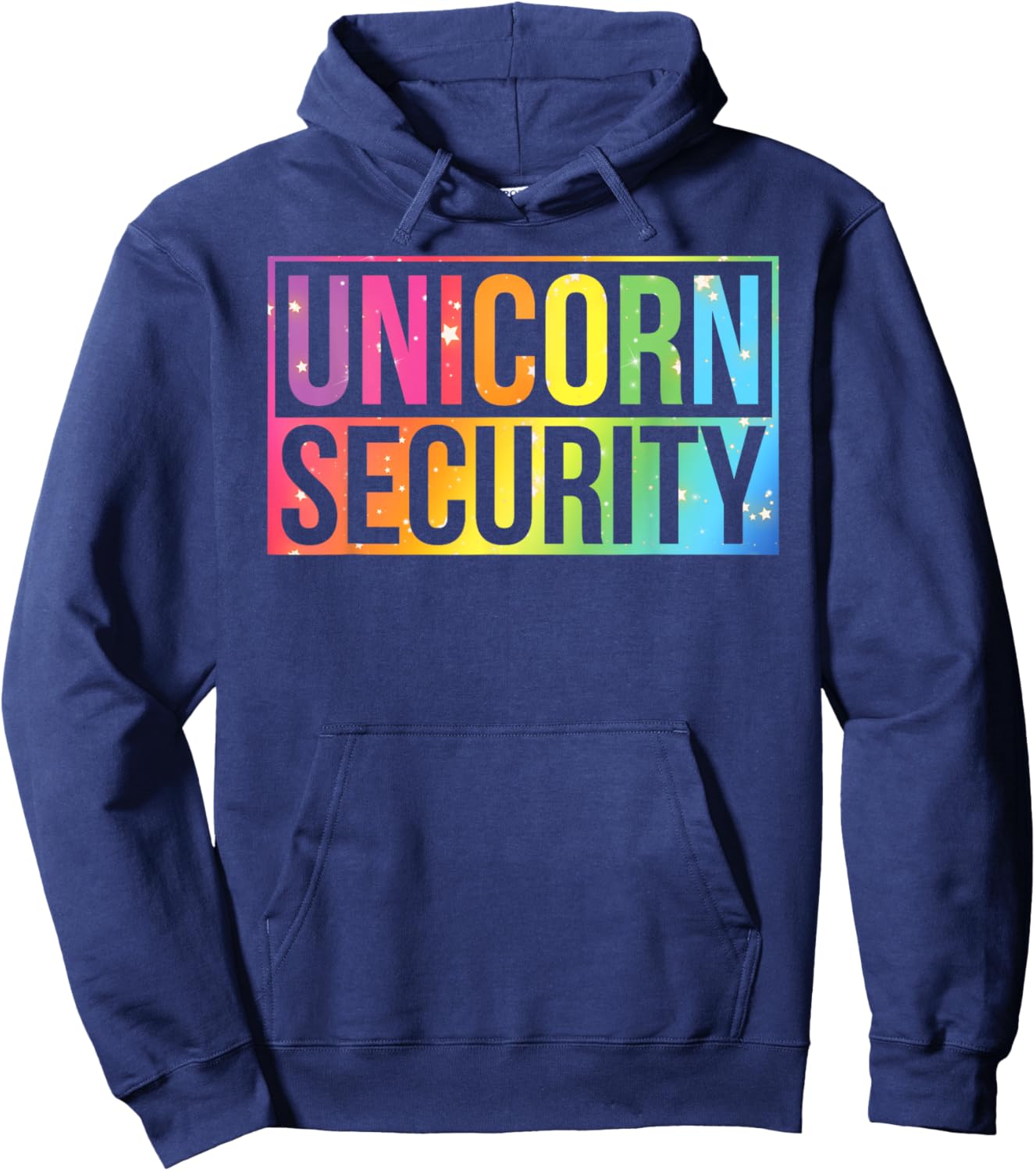 Halloween Mom Dad Daughter Unicorn Security Birthday Party Hoodie - Hoodie | Navy