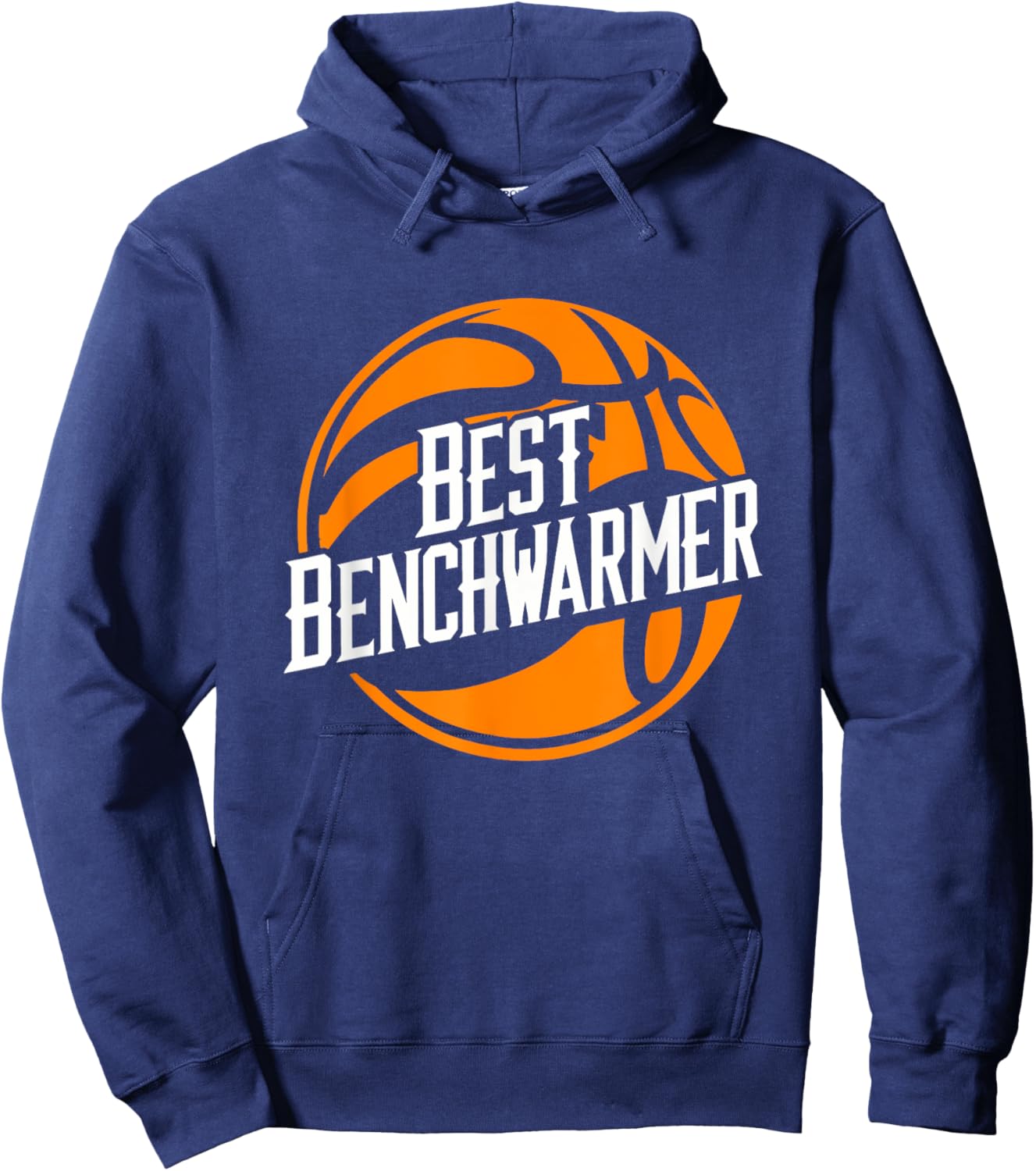 Funny saying: Best Benchwarmer Bench Press Basketball Hoodie - Hoodie | Navy