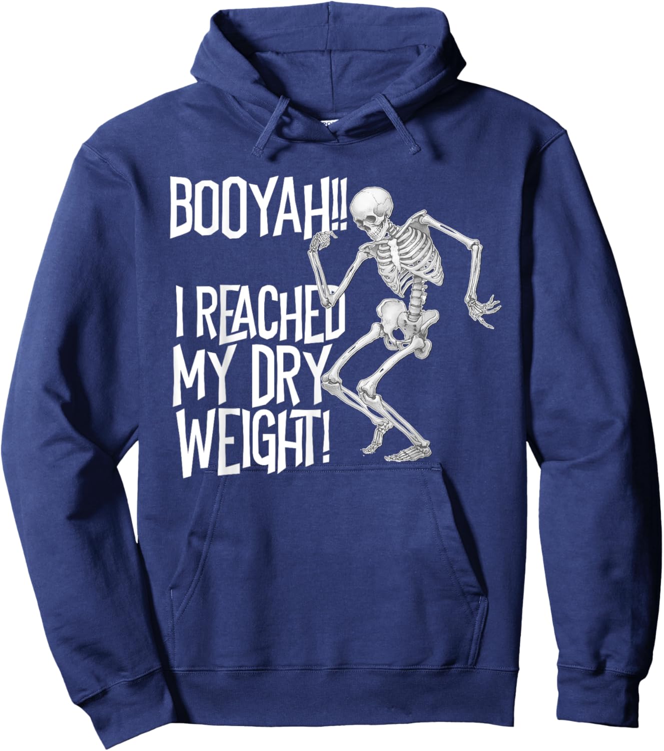 Skeleton I Reached My Dry Weight a Funny Dialysis Patient Hoodie - Hoodie | Navy