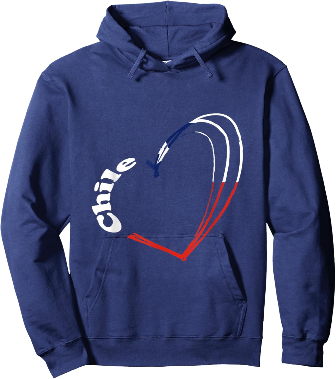 Chile Chilean Roots Chilean Pride Heart Chilean Flag Hoodie - Hoodie | Navy