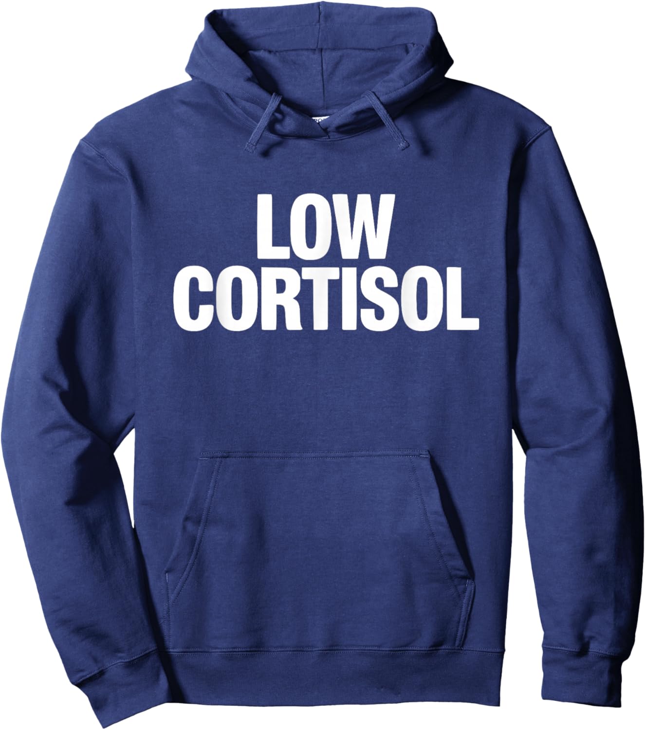 Low Cortisol Funny Looksmaxxing Hoodie - Hoodie | Navy